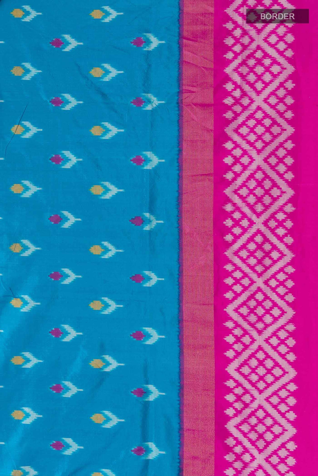 Blue Pochampally Silk Saree