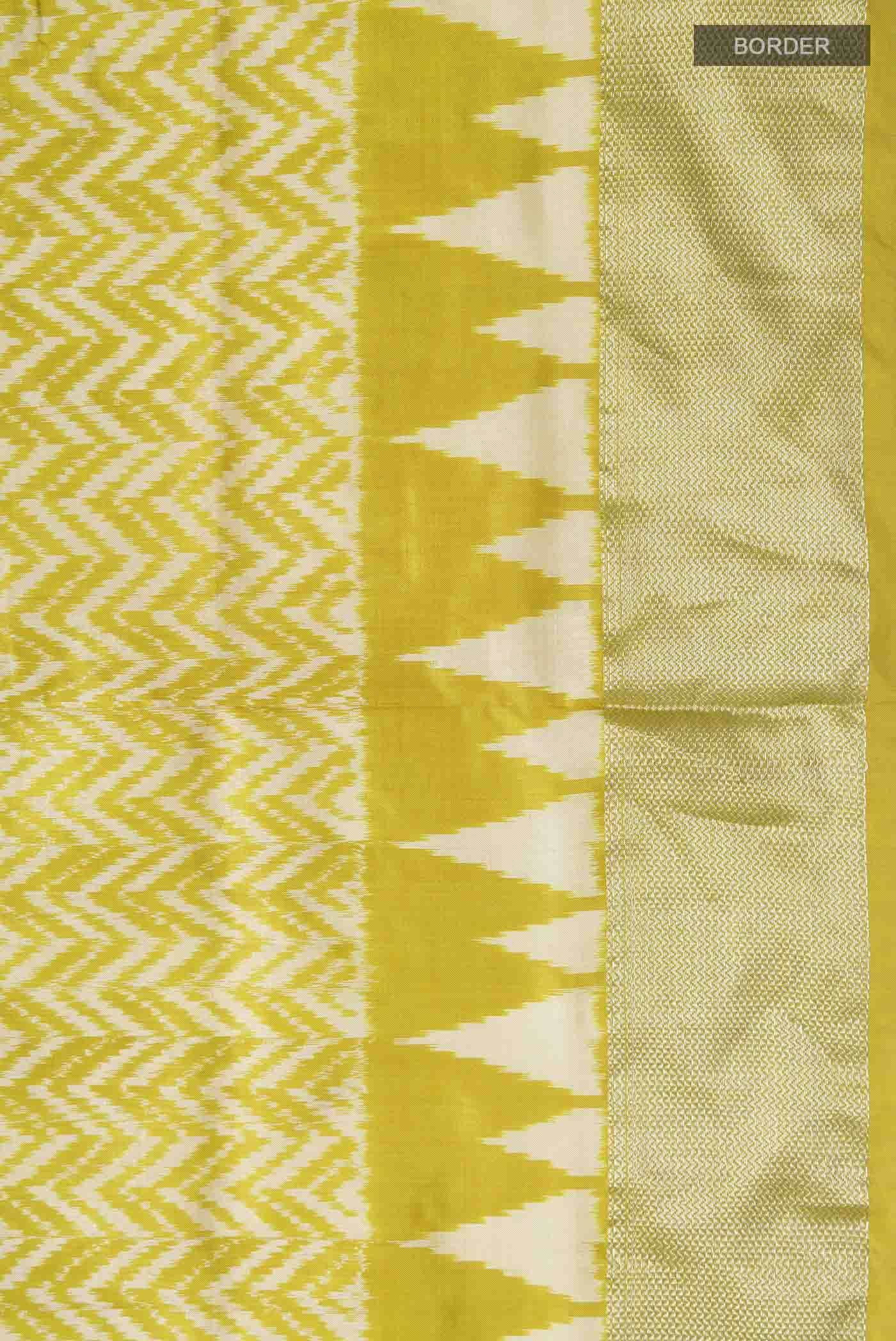 Green Pochampally Silk Saree