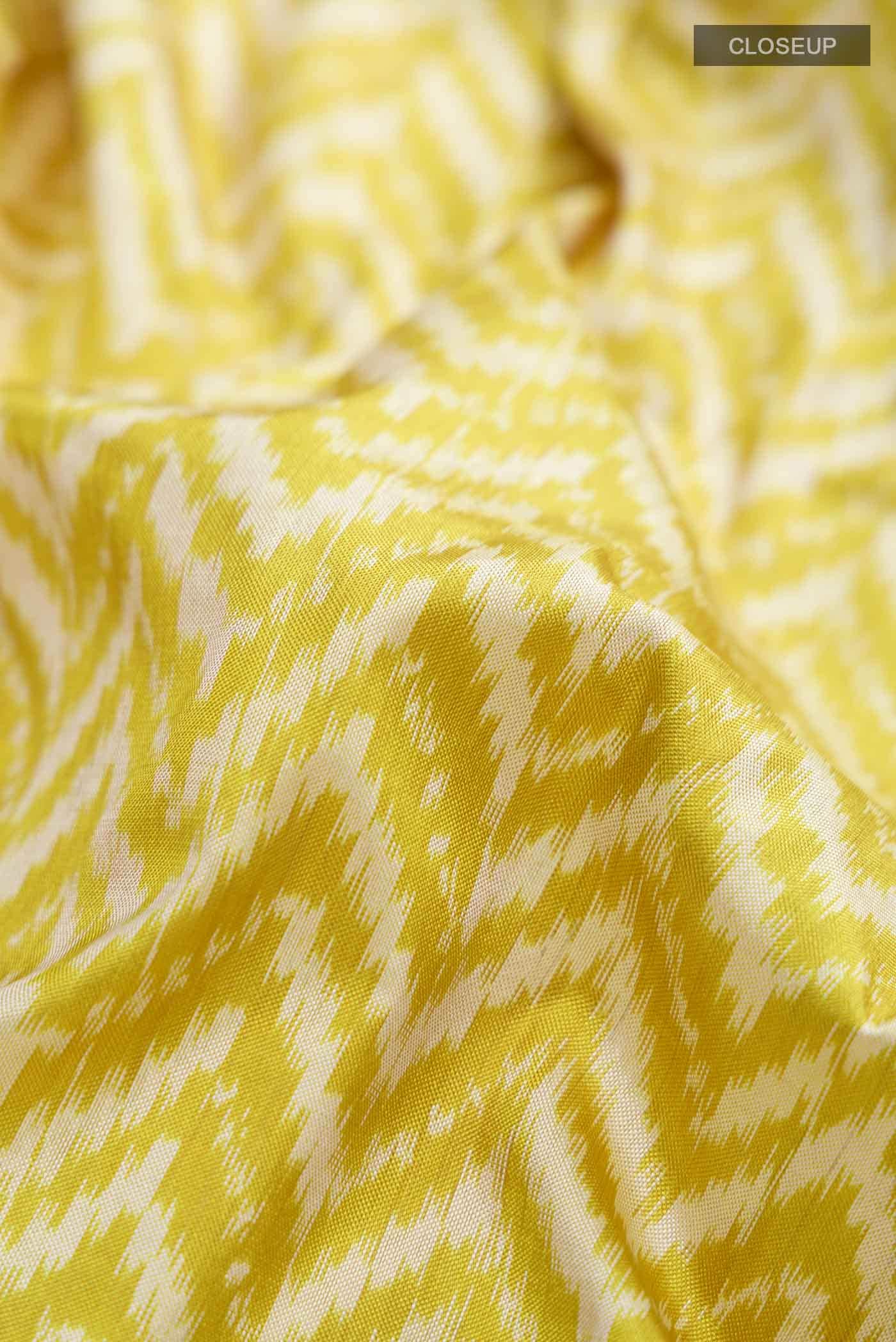 Green Pochampally Silk Saree