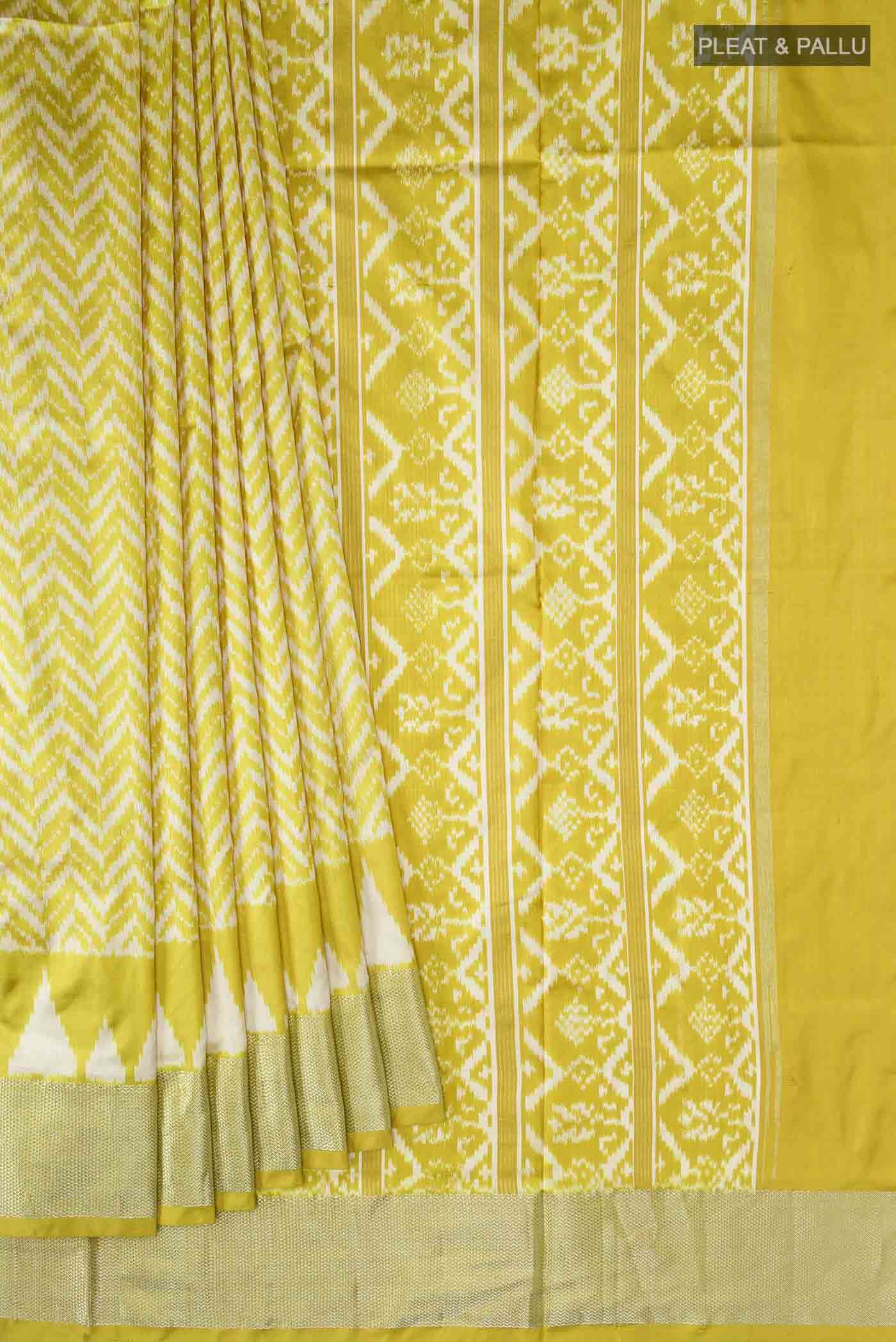 Green Pochampally Silk Saree