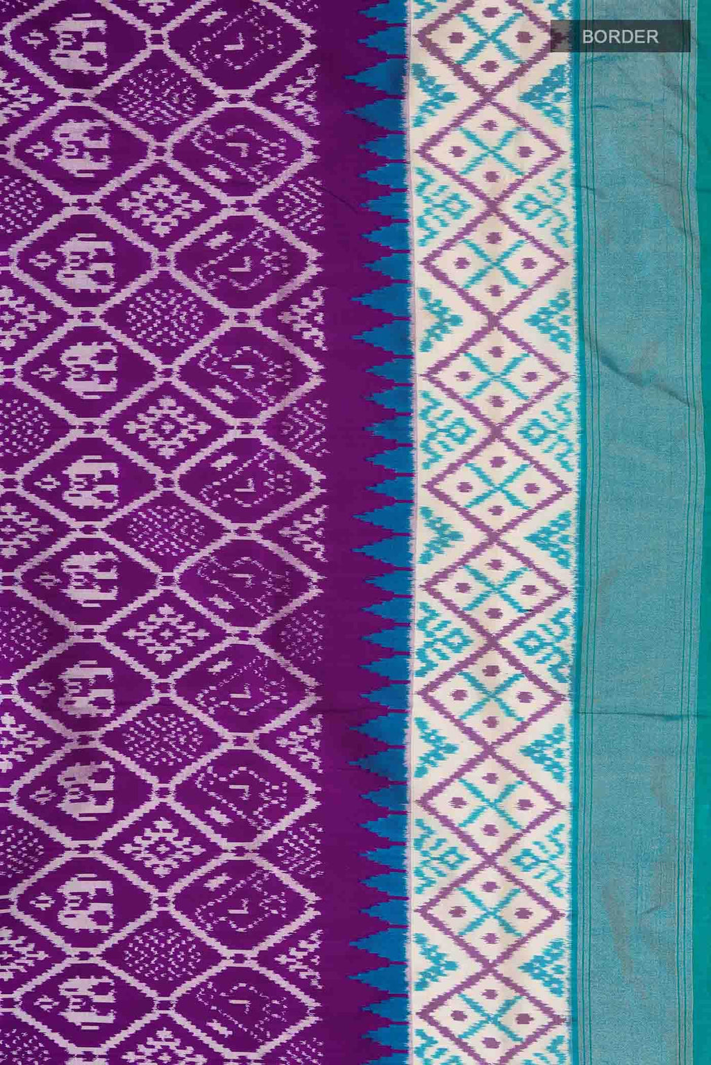 Purple Pochampally Silk Saree