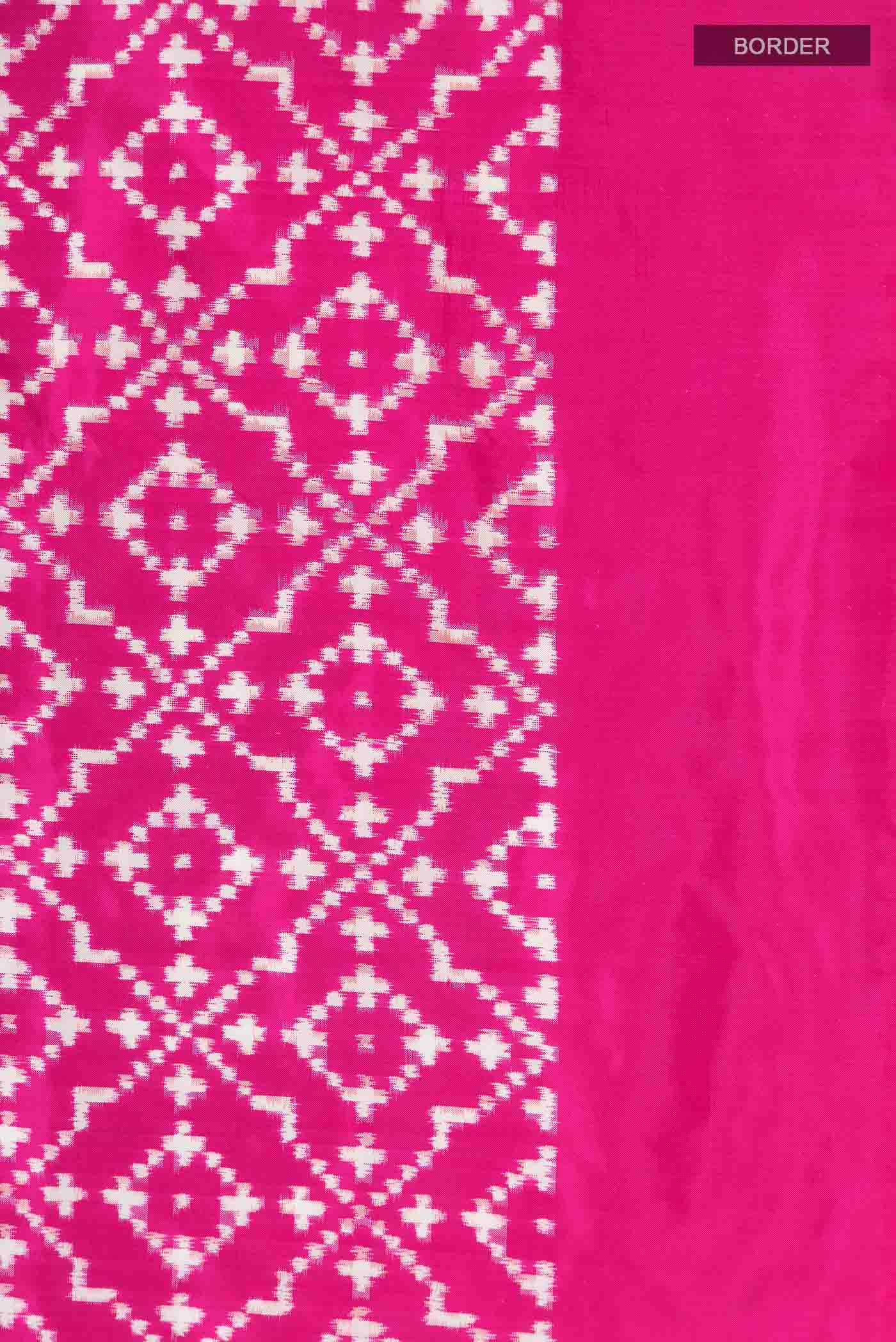 Pink Pochampally Silk Saree