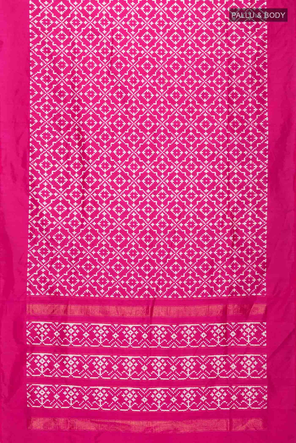 Pink Pochampally Silk Saree