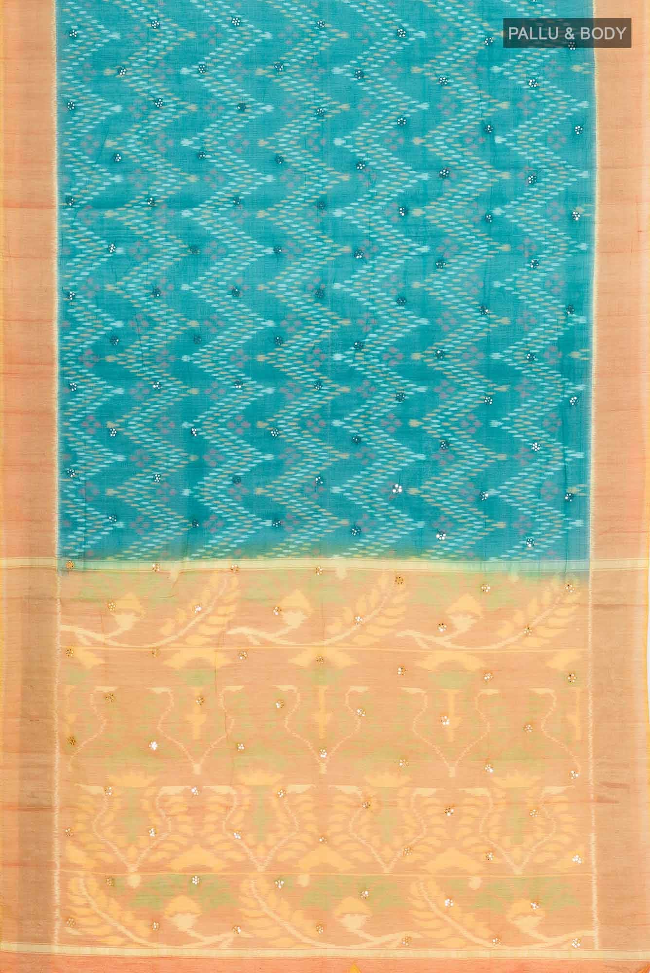 Green Silk Cotton Saree