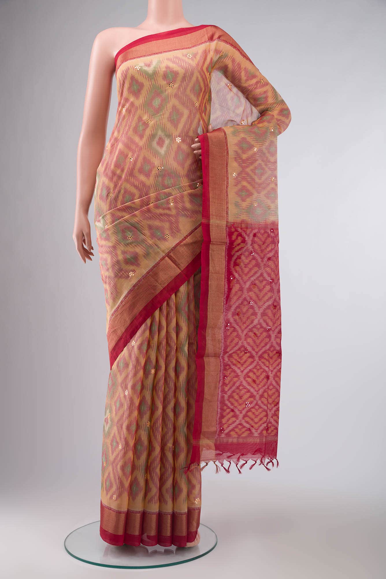 Multi Silk Cotton Saree