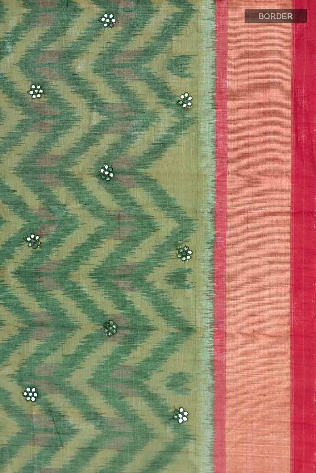 Green Silk Cotton Saree