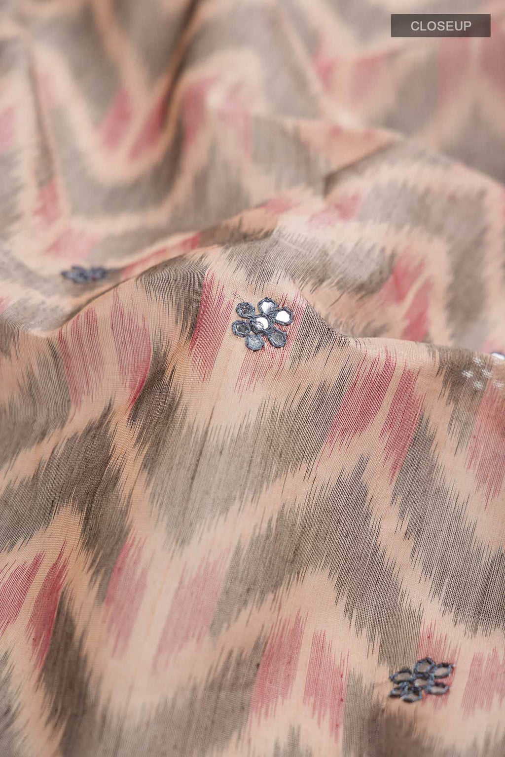 Grey Silk Cotton Saree