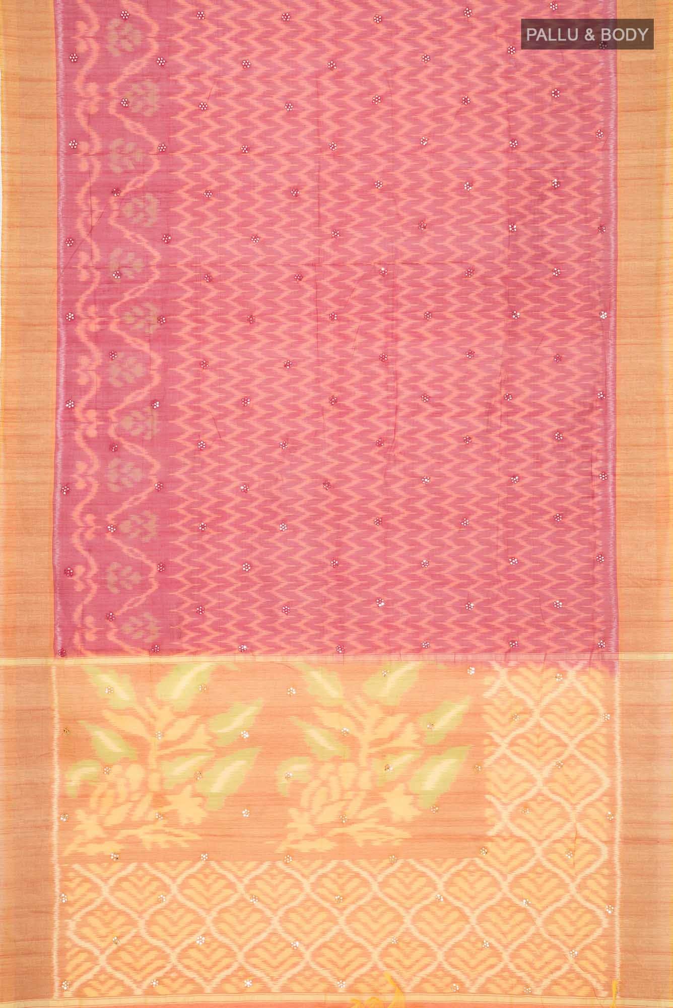 Red Silk Cotton Saree