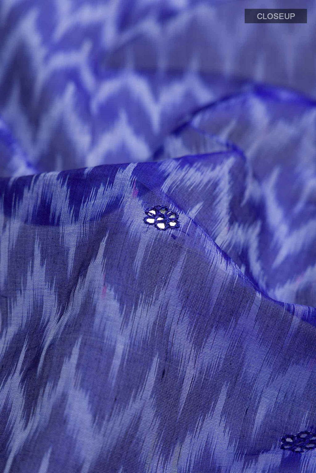 Blue Silk Cotton Saree