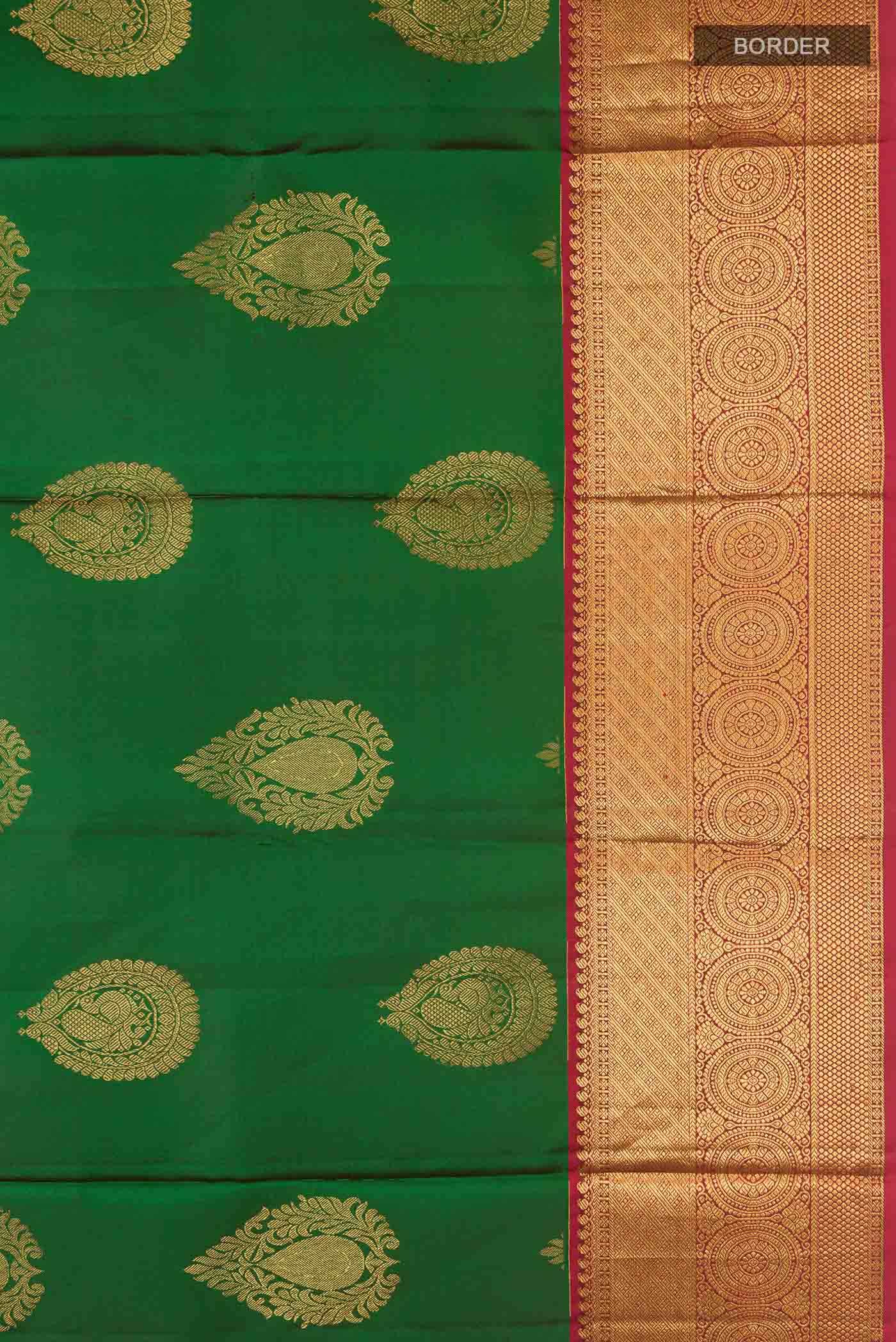 Green Kanchipuram Silk Saree