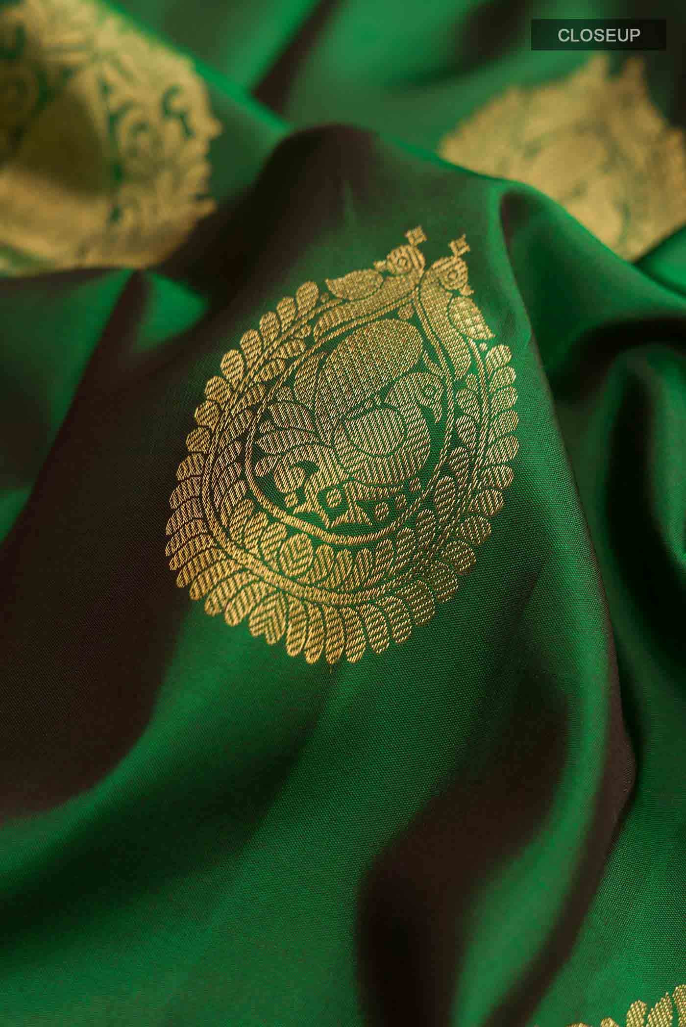 Green Kanchipuram Silk Saree