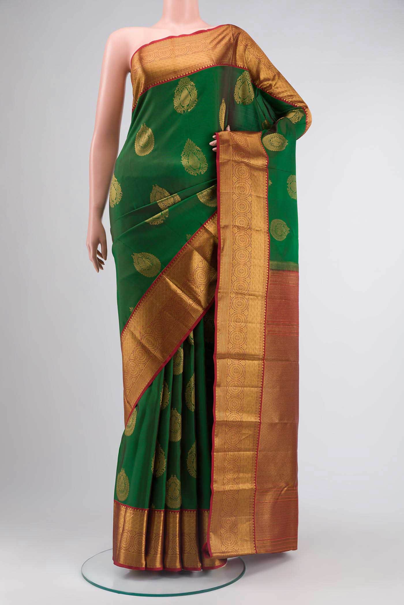 Green Kanchipuram Silk Saree