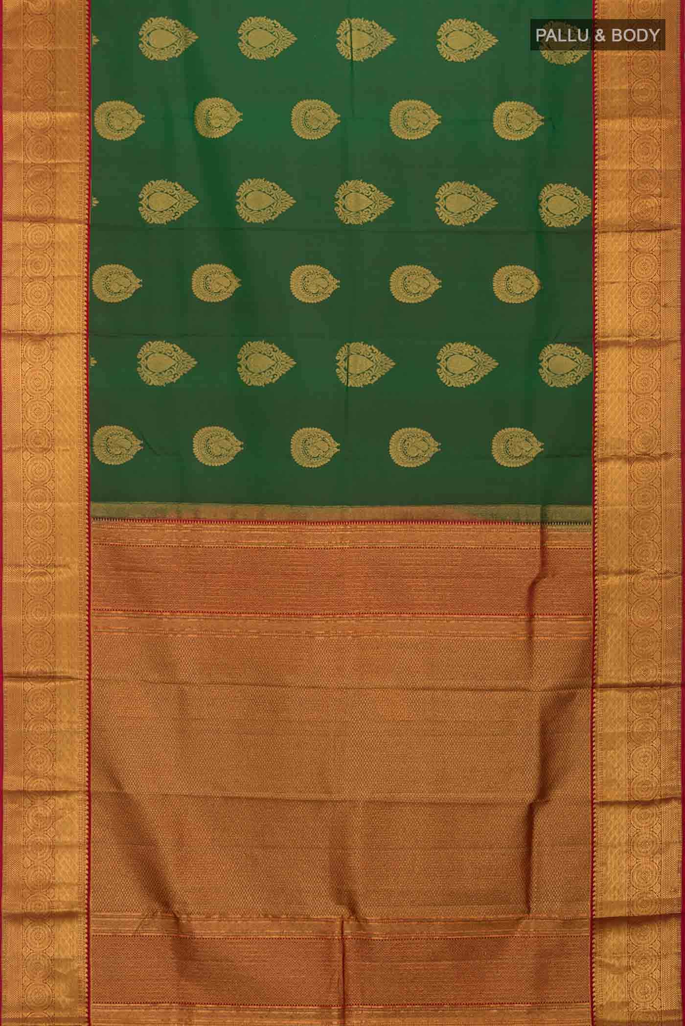 Green Kanchipuram Silk Saree