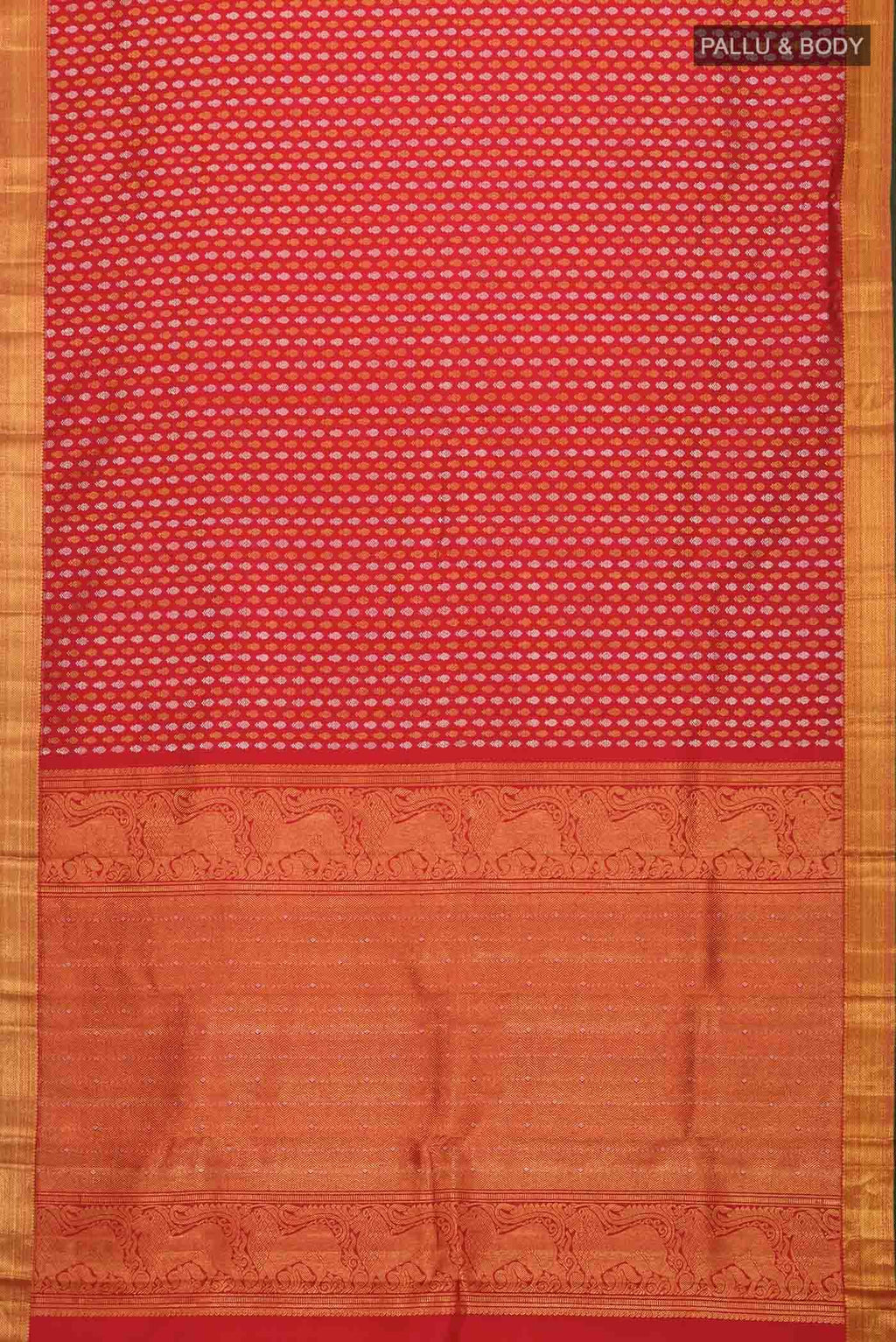 Red Kanchipuram Silk Saree
