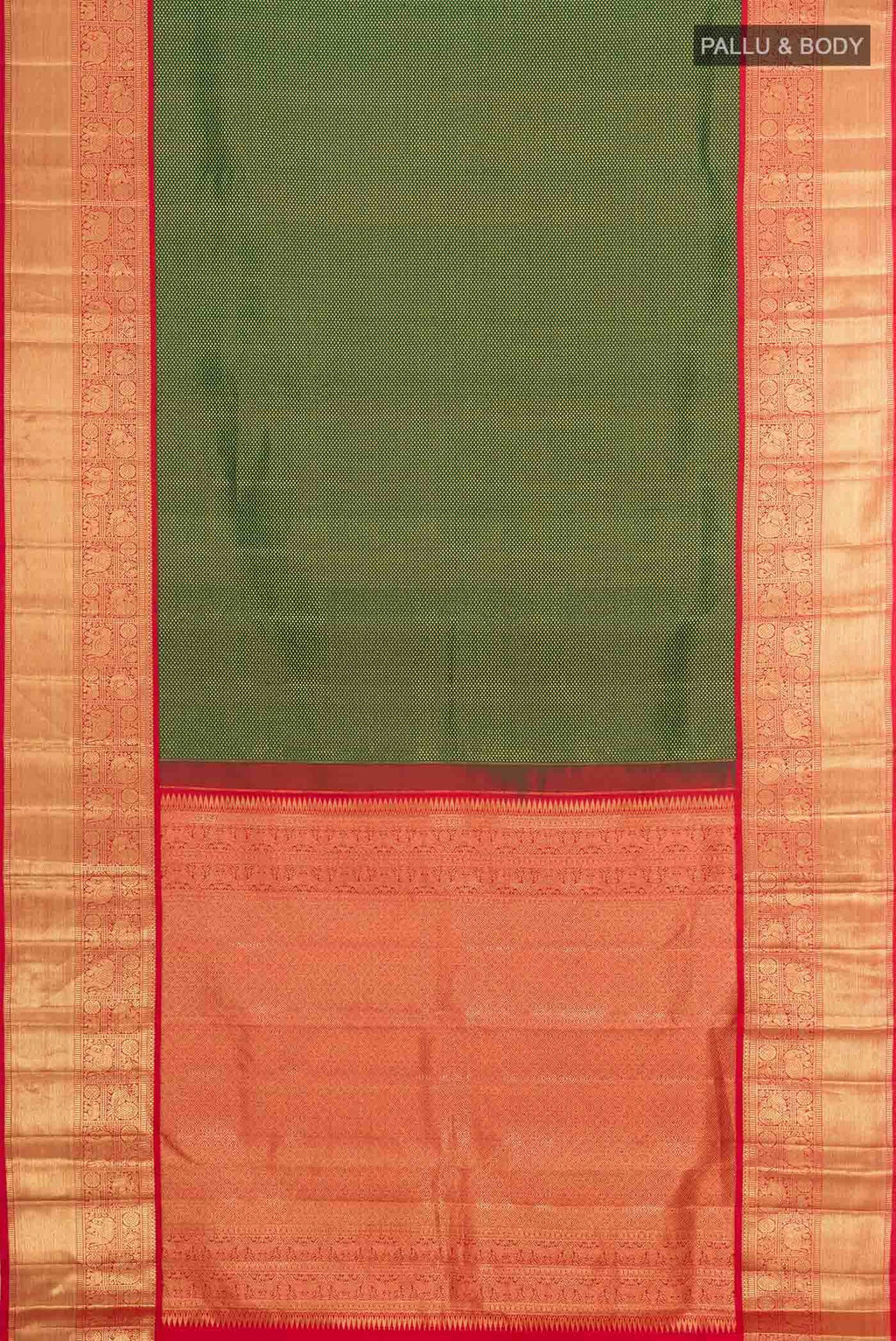 Green Kanchipuram Silk Saree