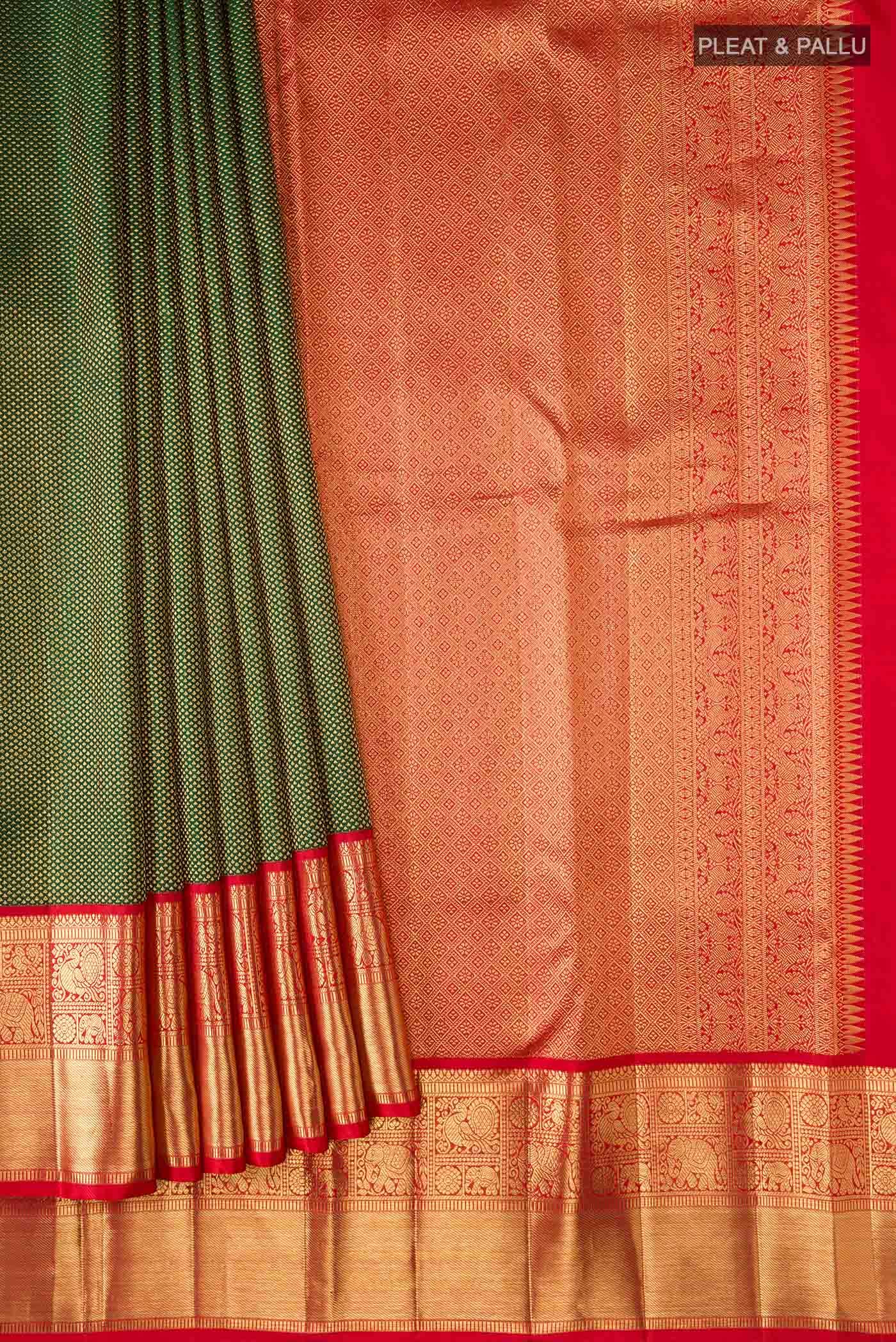 Green Kanchipuram Silk Saree