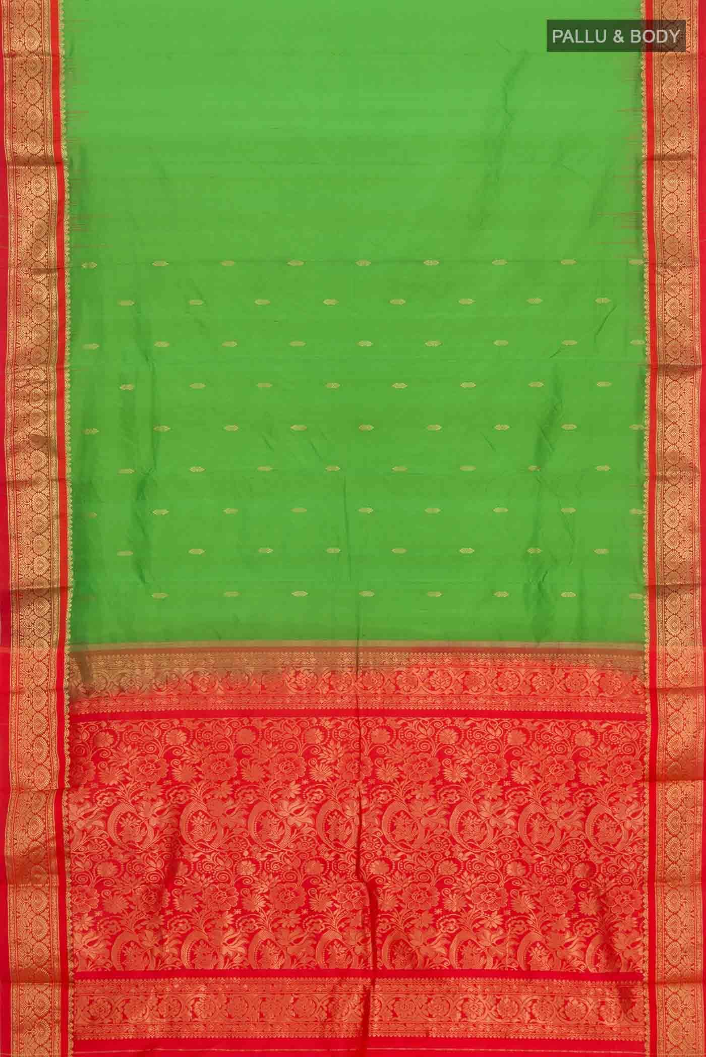 Green Bangalore Silk Saree