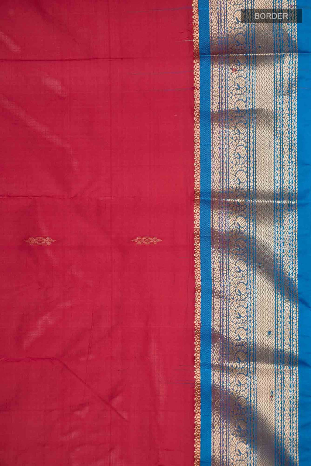 Red Bangalore Silk Saree
