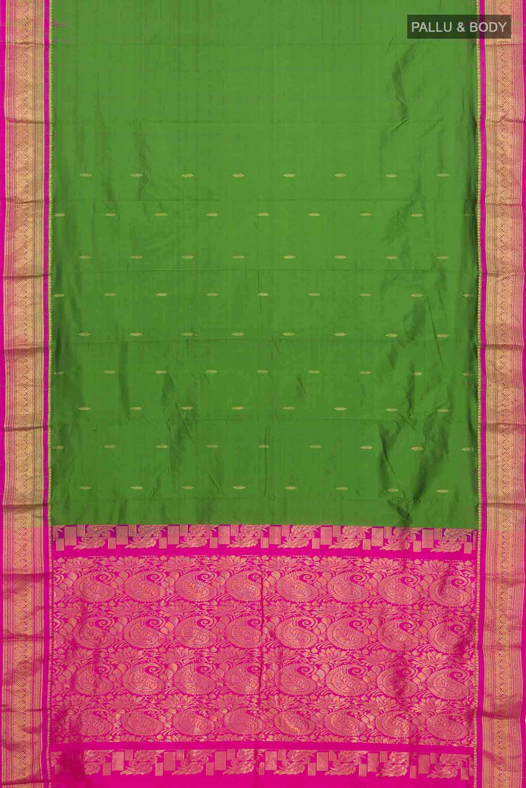 Green Bangalore Silk Saree