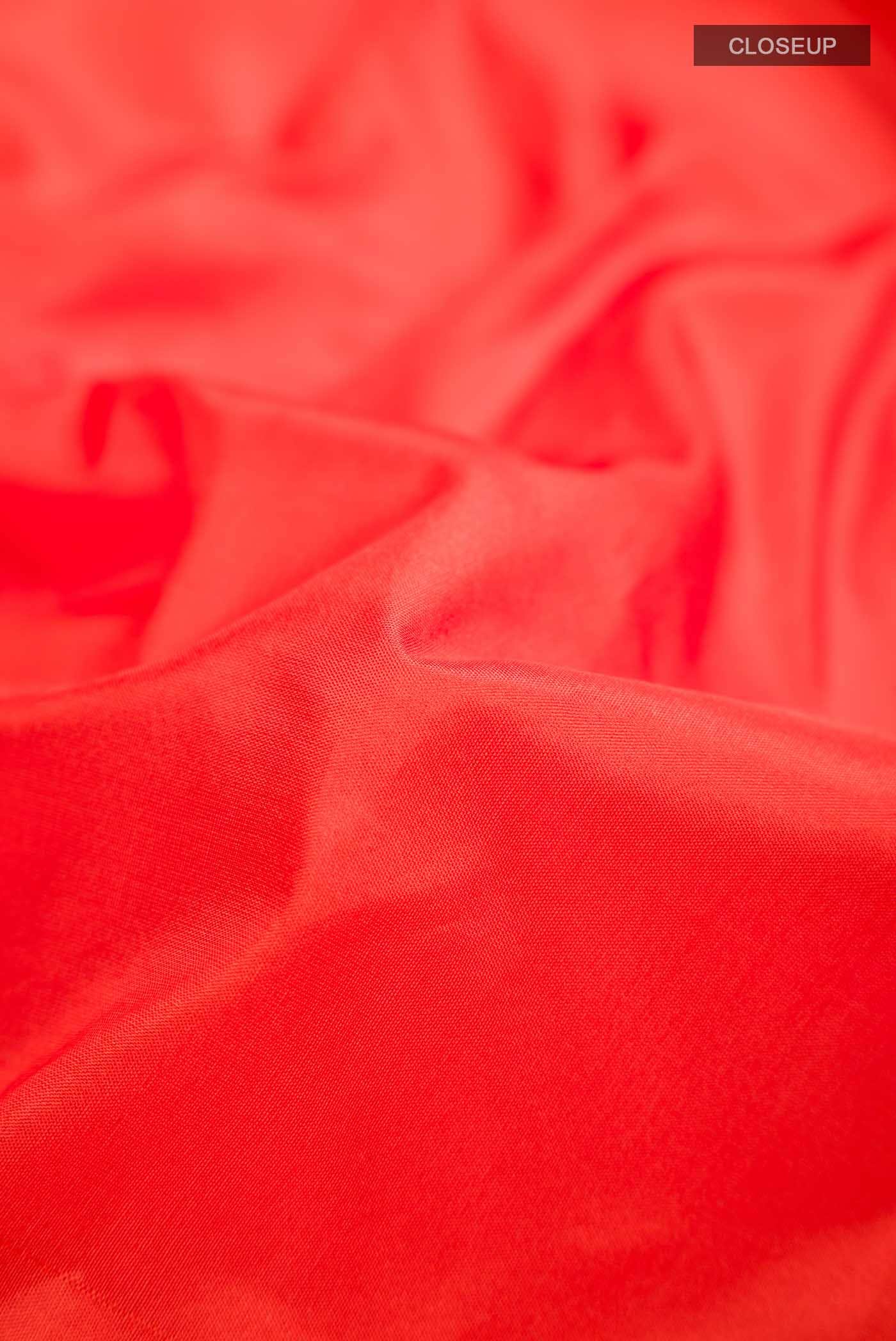 Orange Bangalore Silk Saree