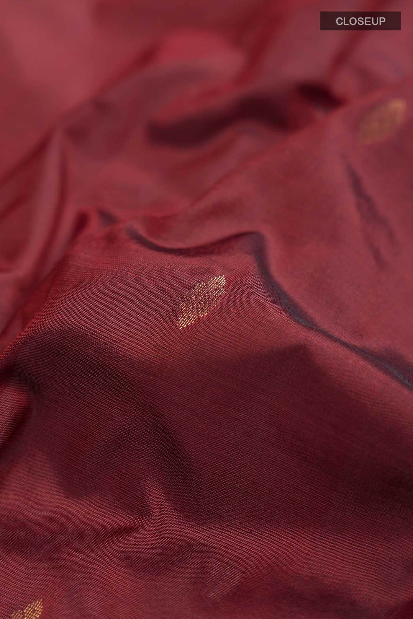 Maroon Bangalore Silk Saree