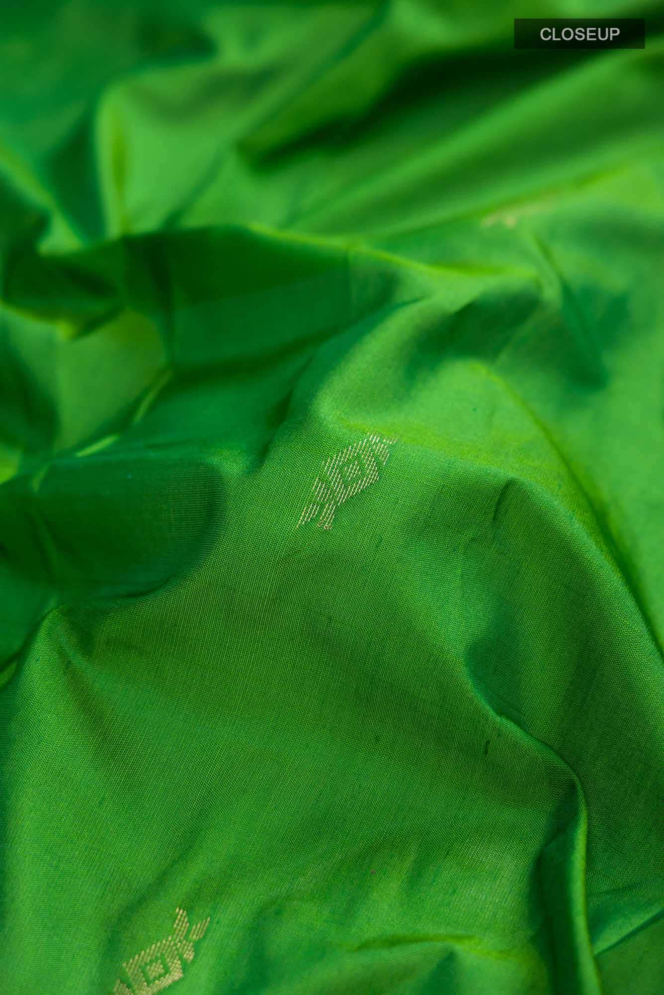 Green Bangalore Silk Saree