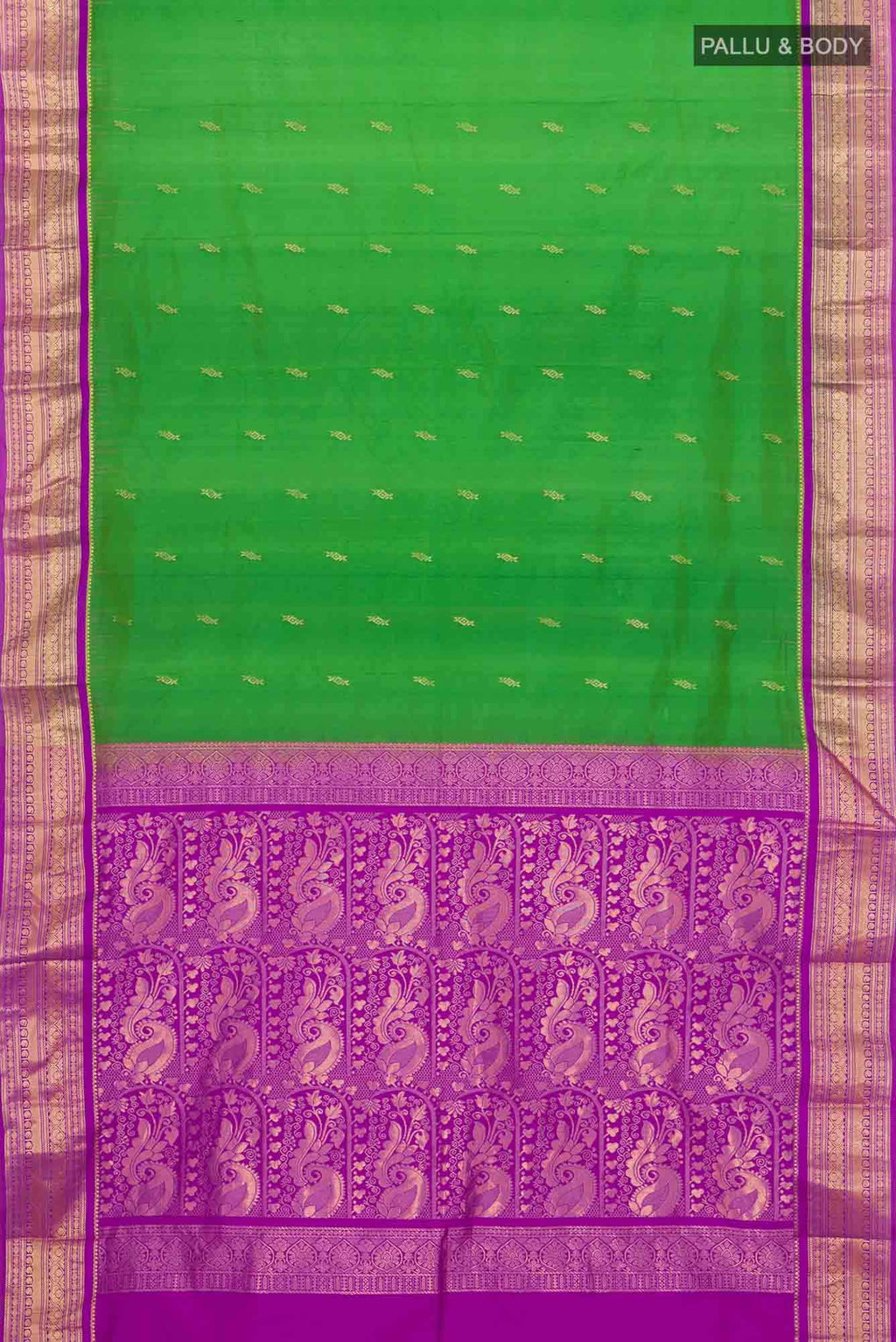 Green Bangalore Silk Saree