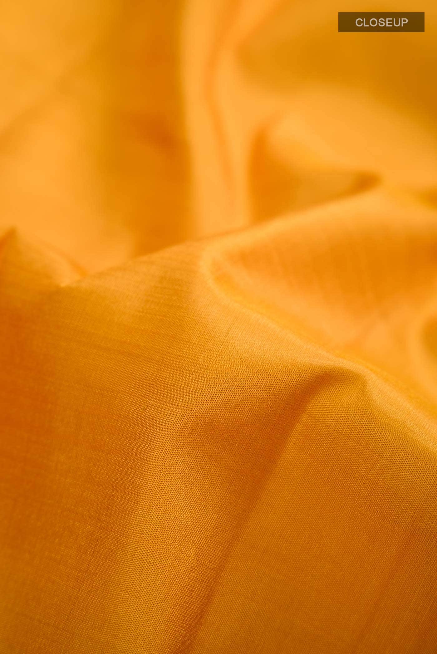 Yellow Kanchipuram Silk Saree