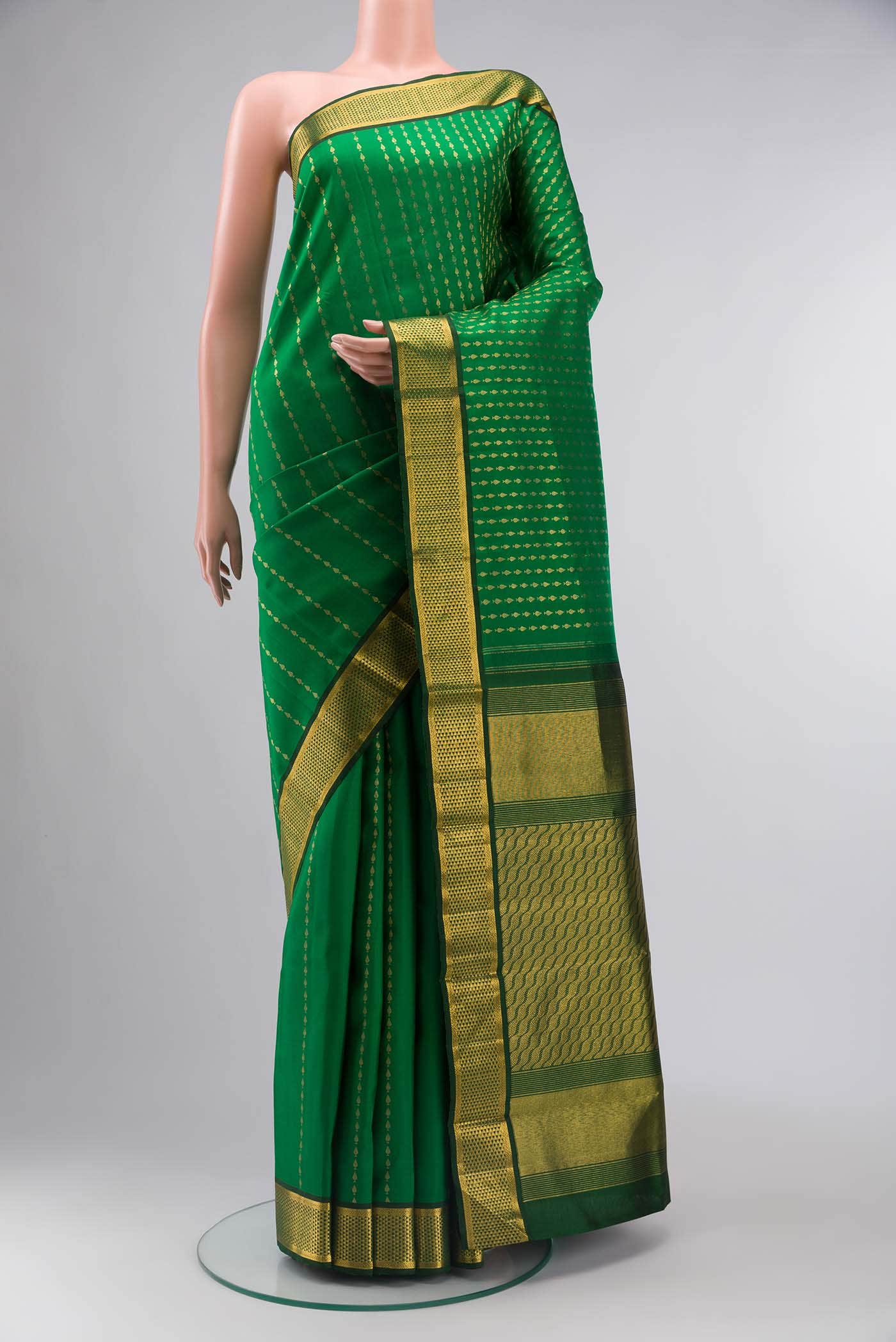 Green Kanchipuram Silk Saree