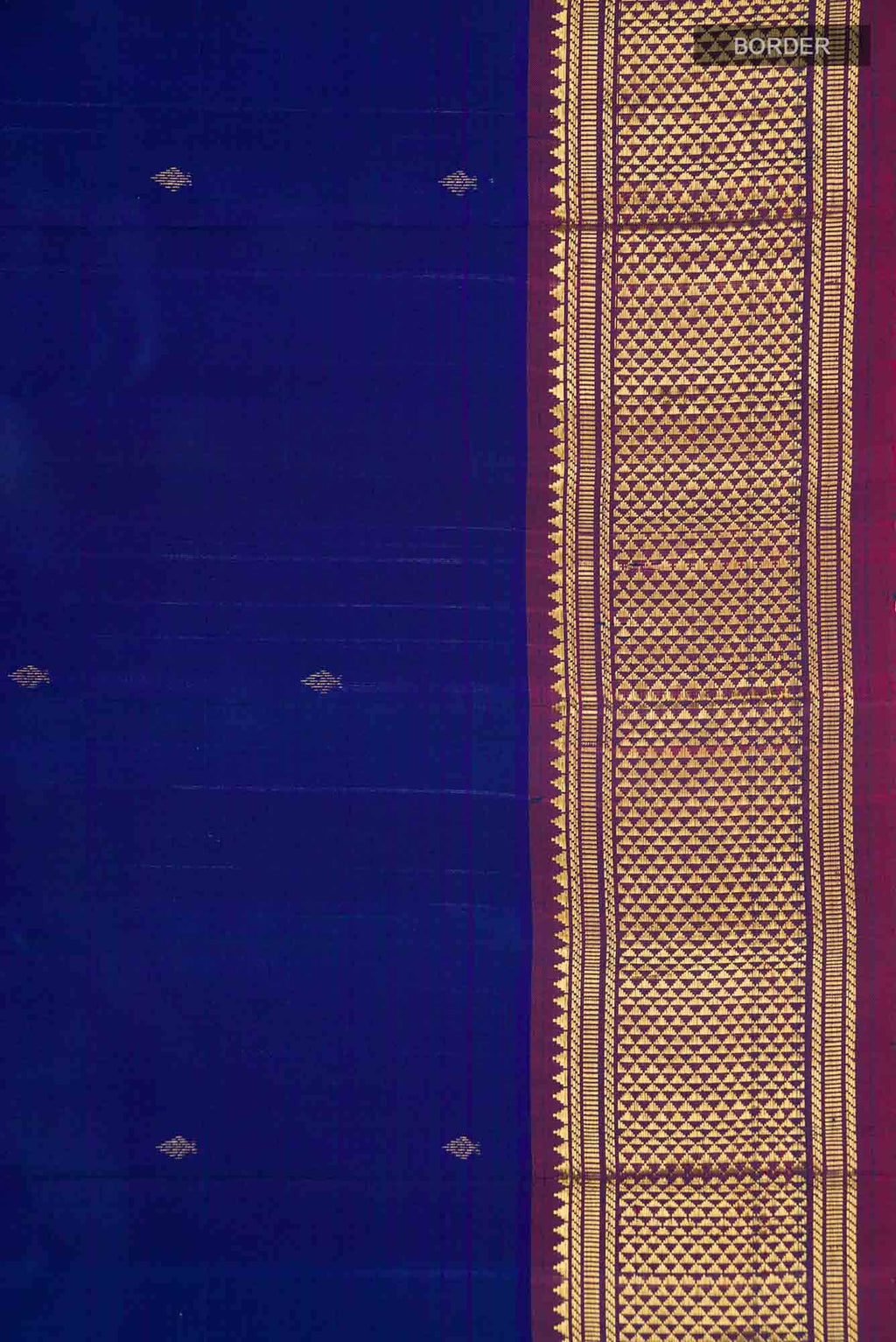 Blue Kanchipuram Silk Saree