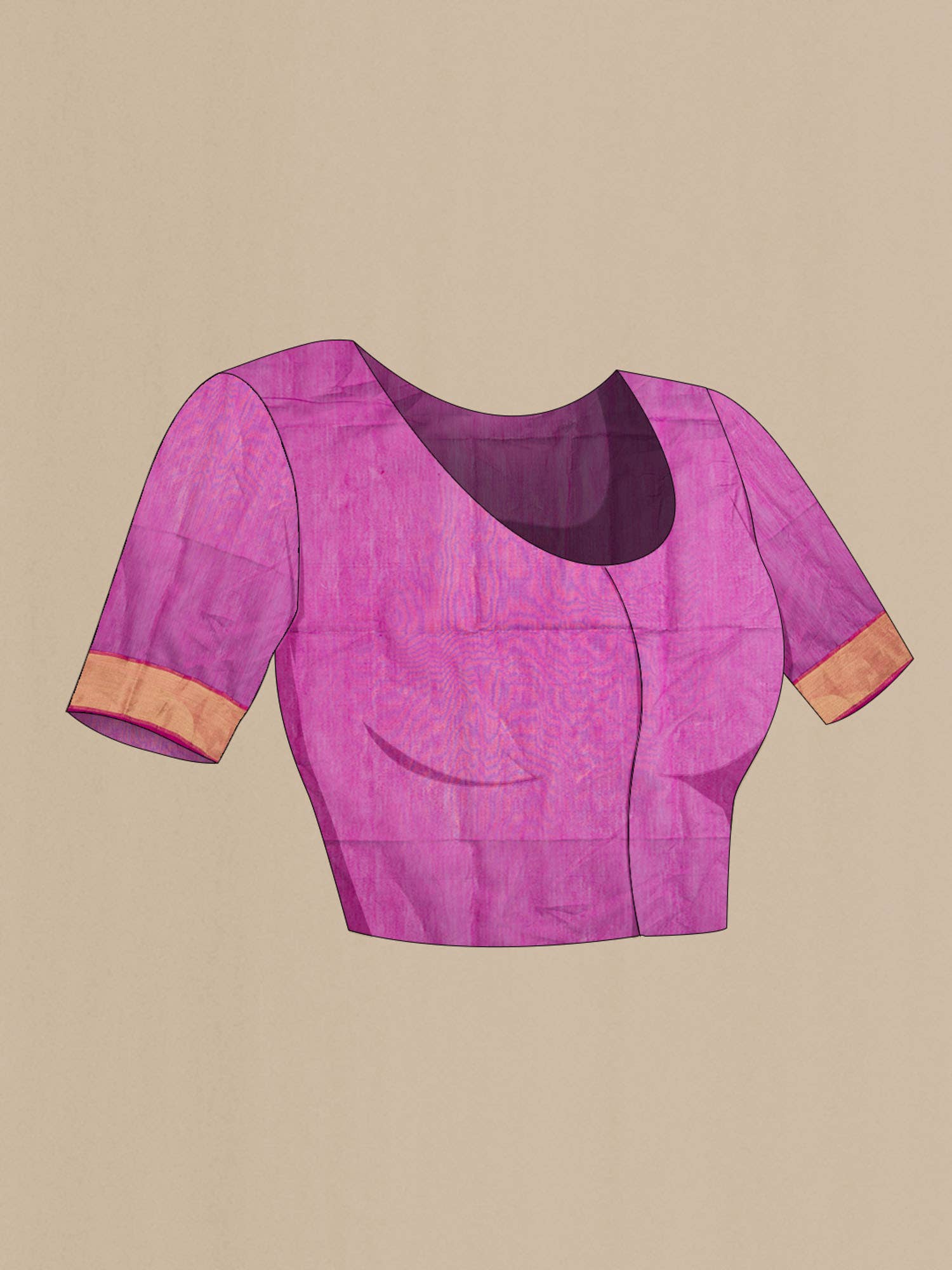 Lavender Maheshwari Silk Cotton Saree