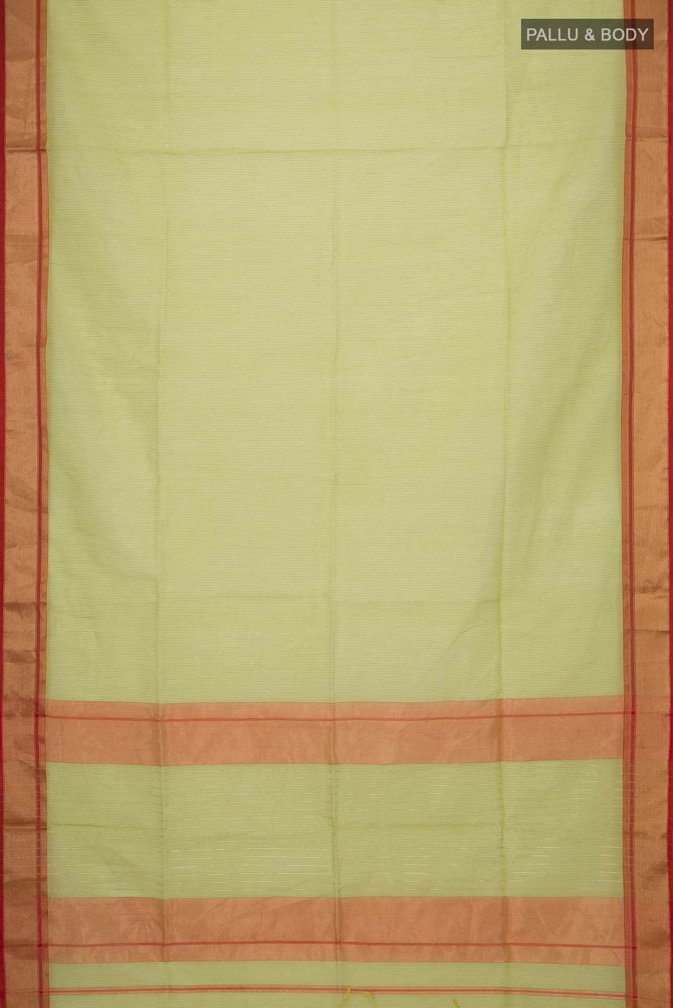 Green Maheshwari Silk Cotton Saree