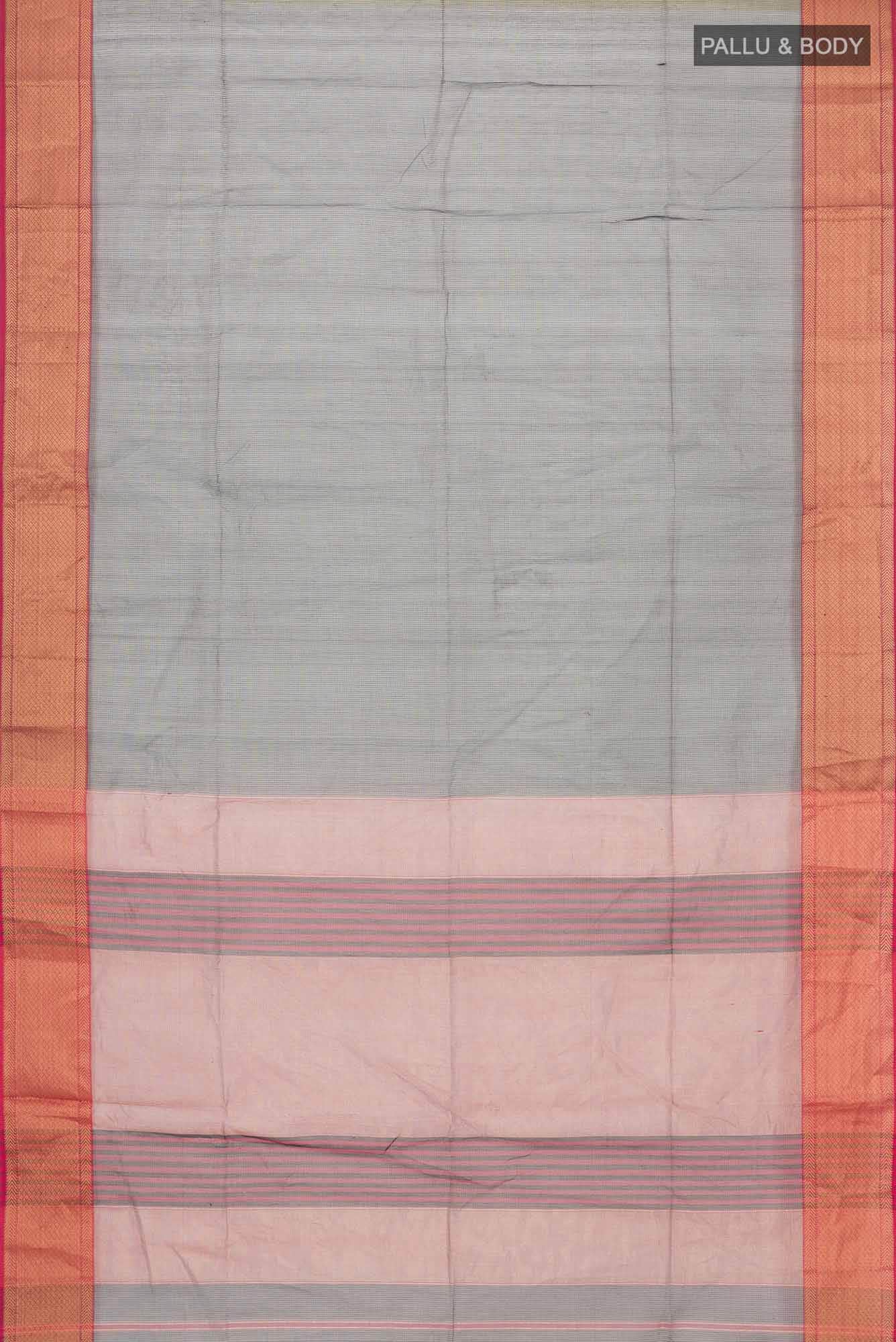 Black Maheshwari Silk Cotton Saree