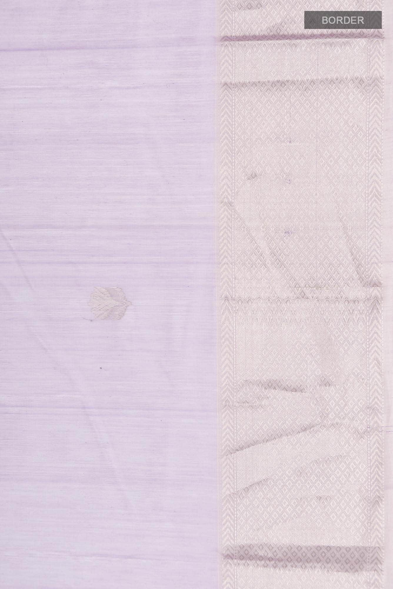 Lavender Maheshwari Silk Cotton Saree