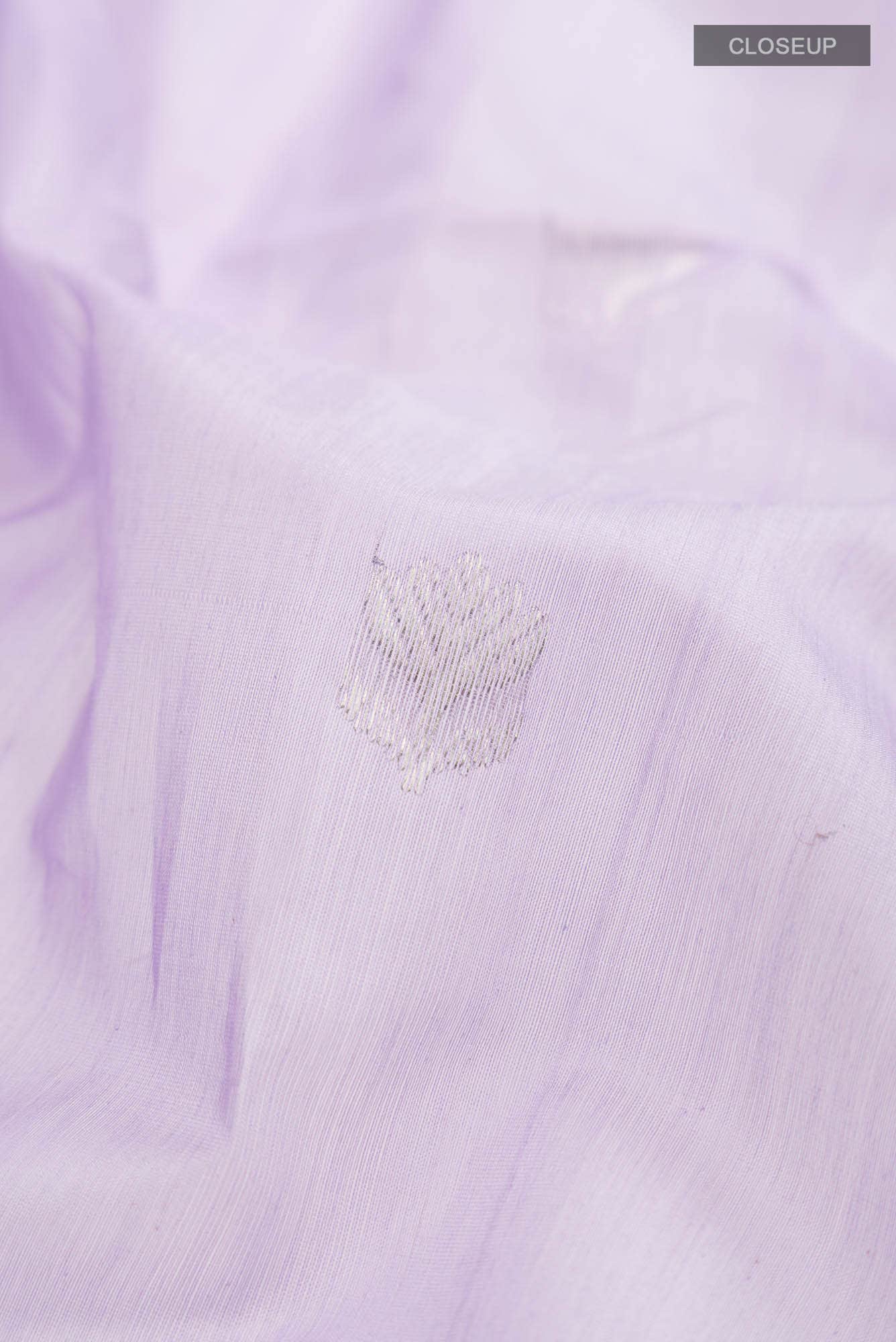 Lavender Maheshwari Silk Cotton Saree