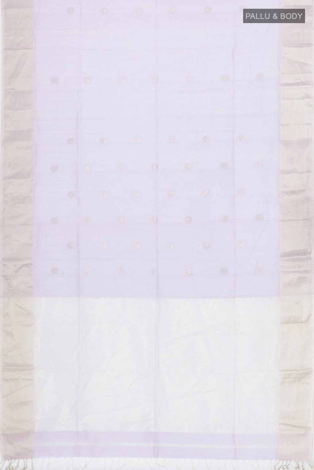 Lavender Maheshwari Silk Cotton Saree