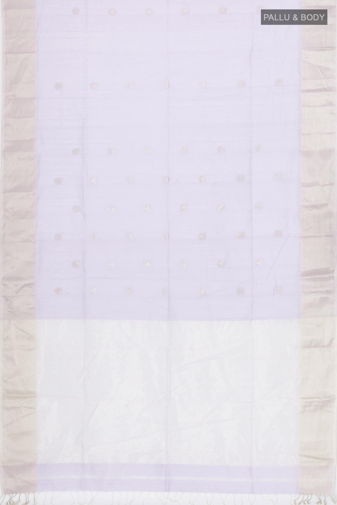 Lavender Maheshwari Silk Cotton Saree