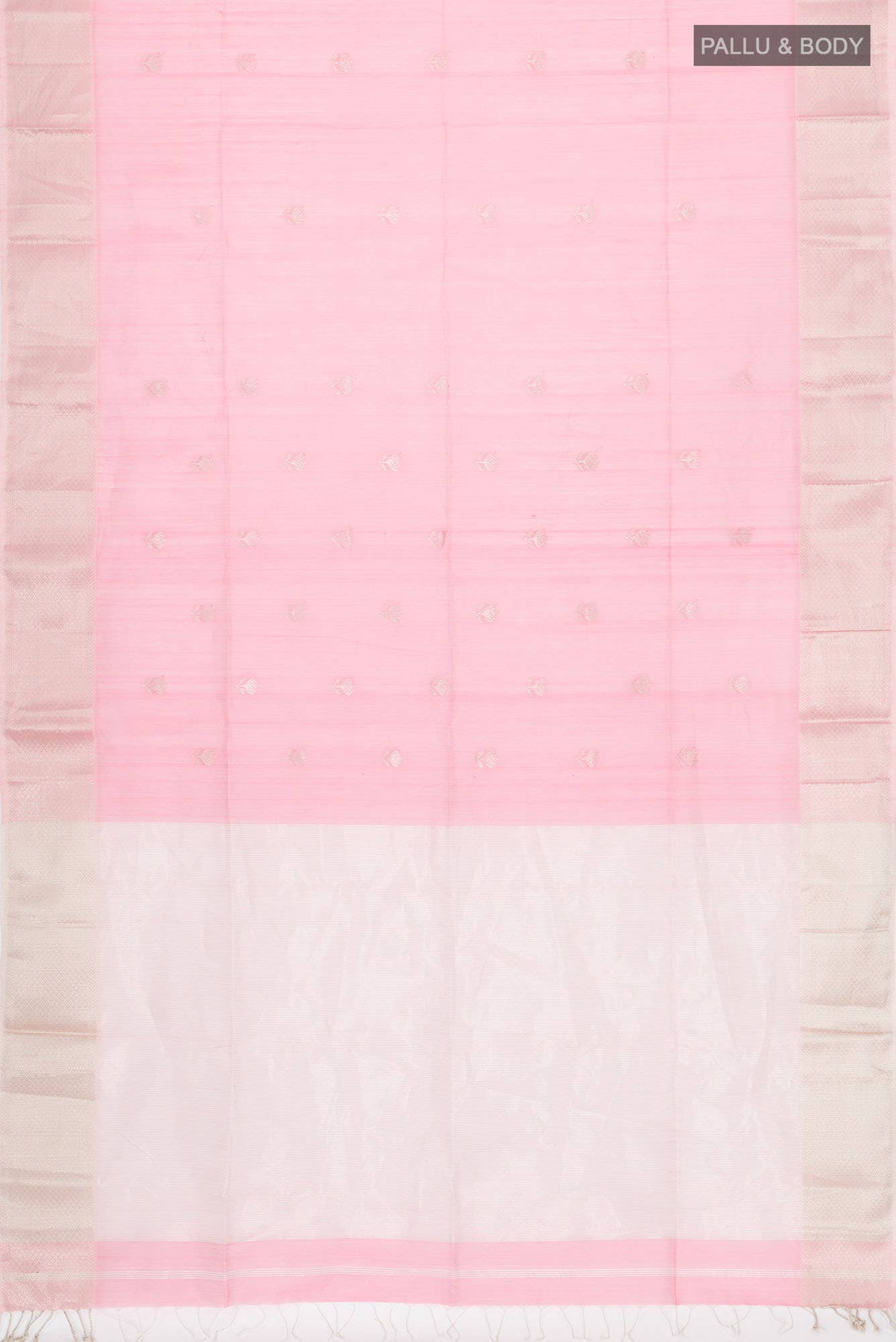Pink Maheshwari Silk Cotton Saree