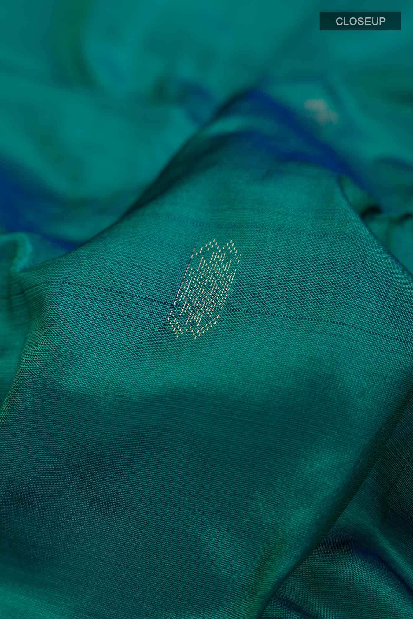 Blue Bangalore Silk Saree