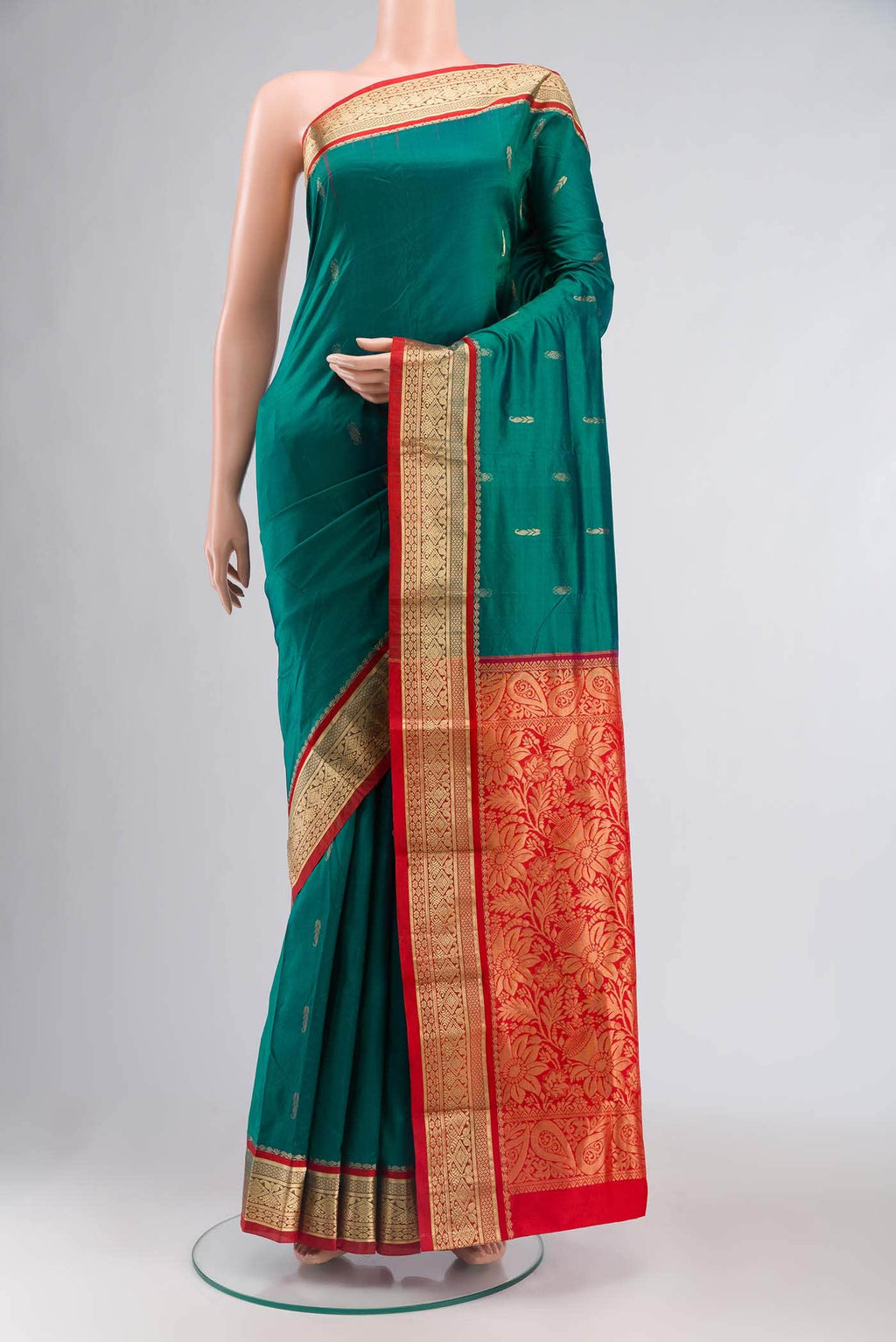 Blue Bangalore Silk Saree