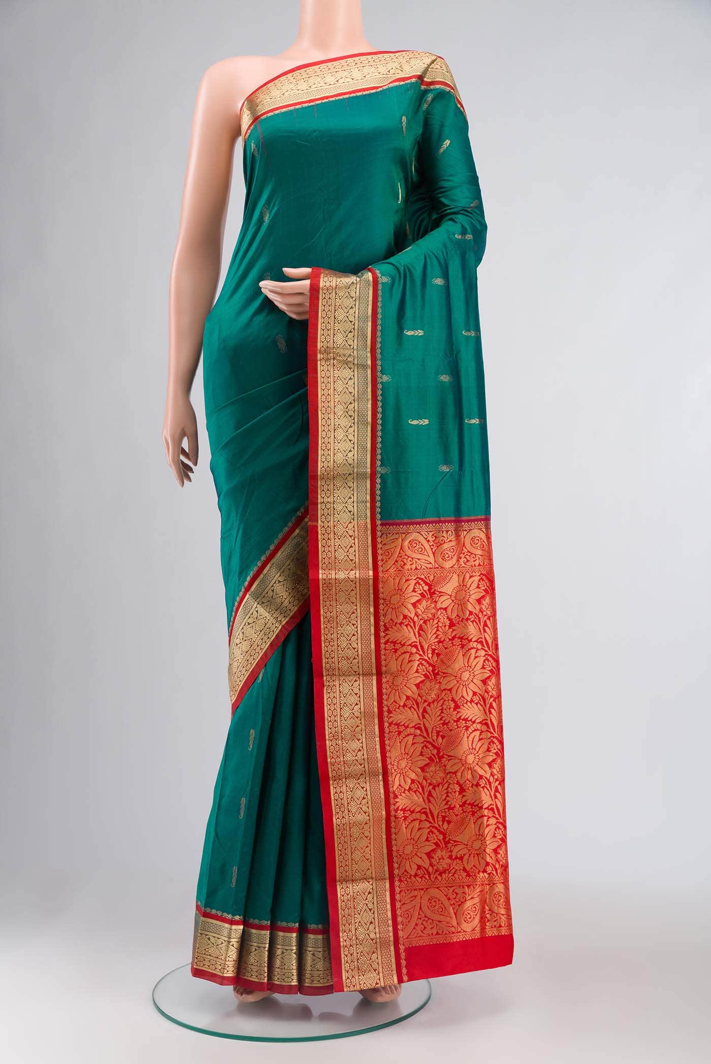 Blue Bangalore Silk Saree