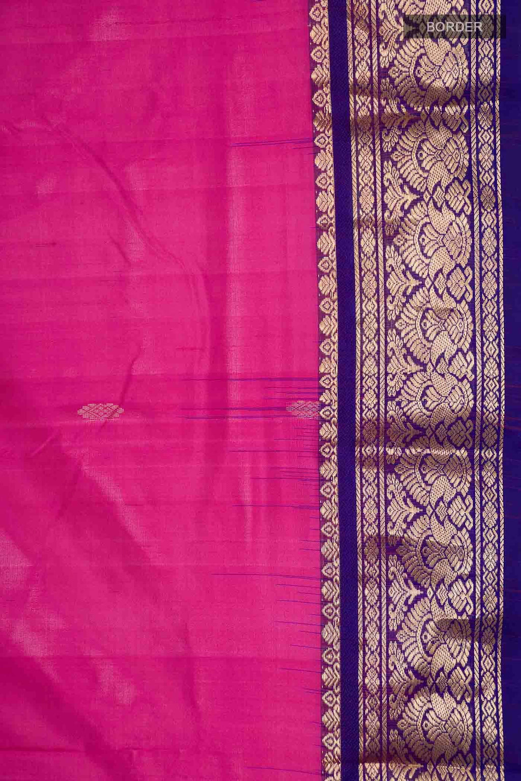 Rani Pink Bangalore Silk Saree