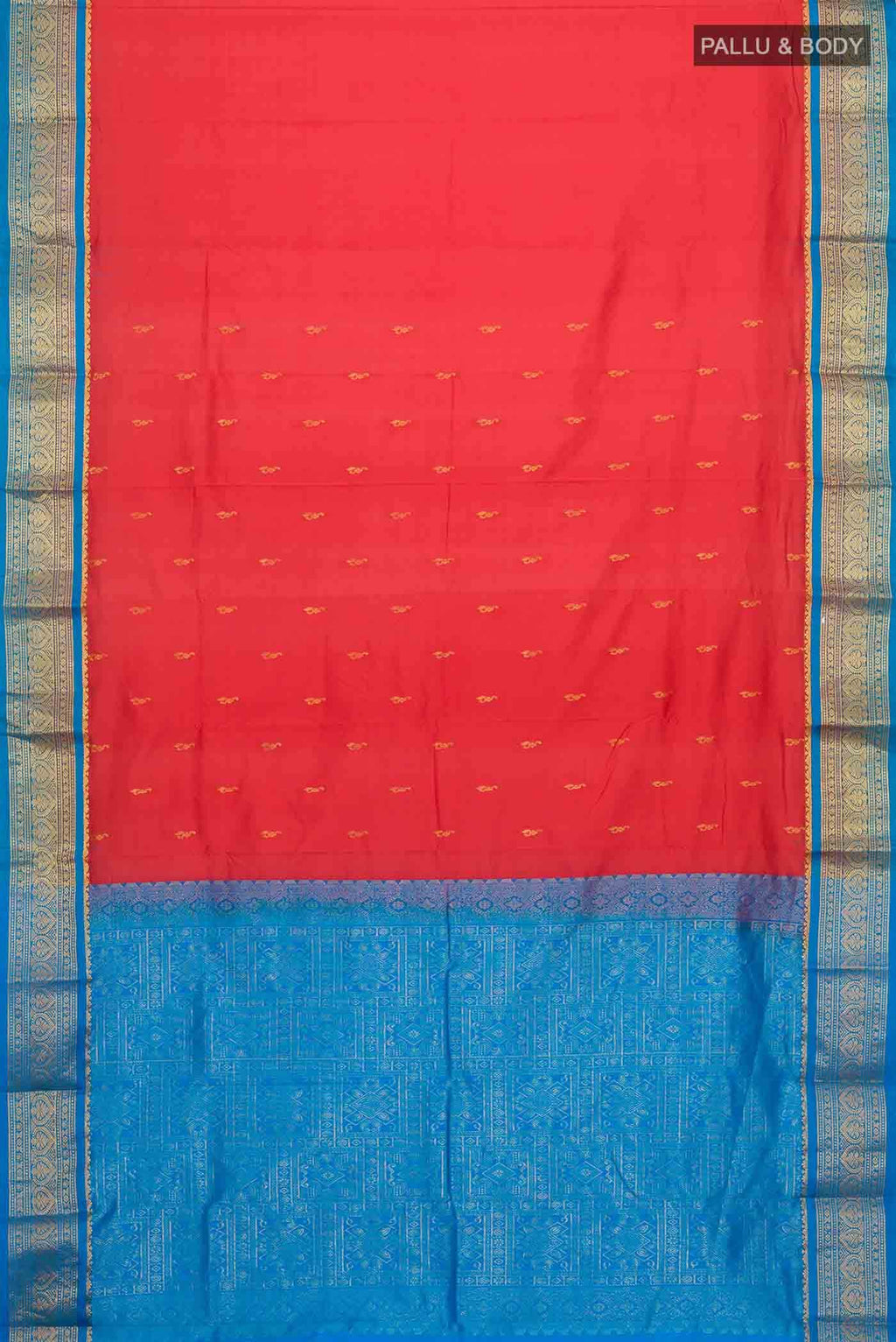 Red Bangalore Silk Saree