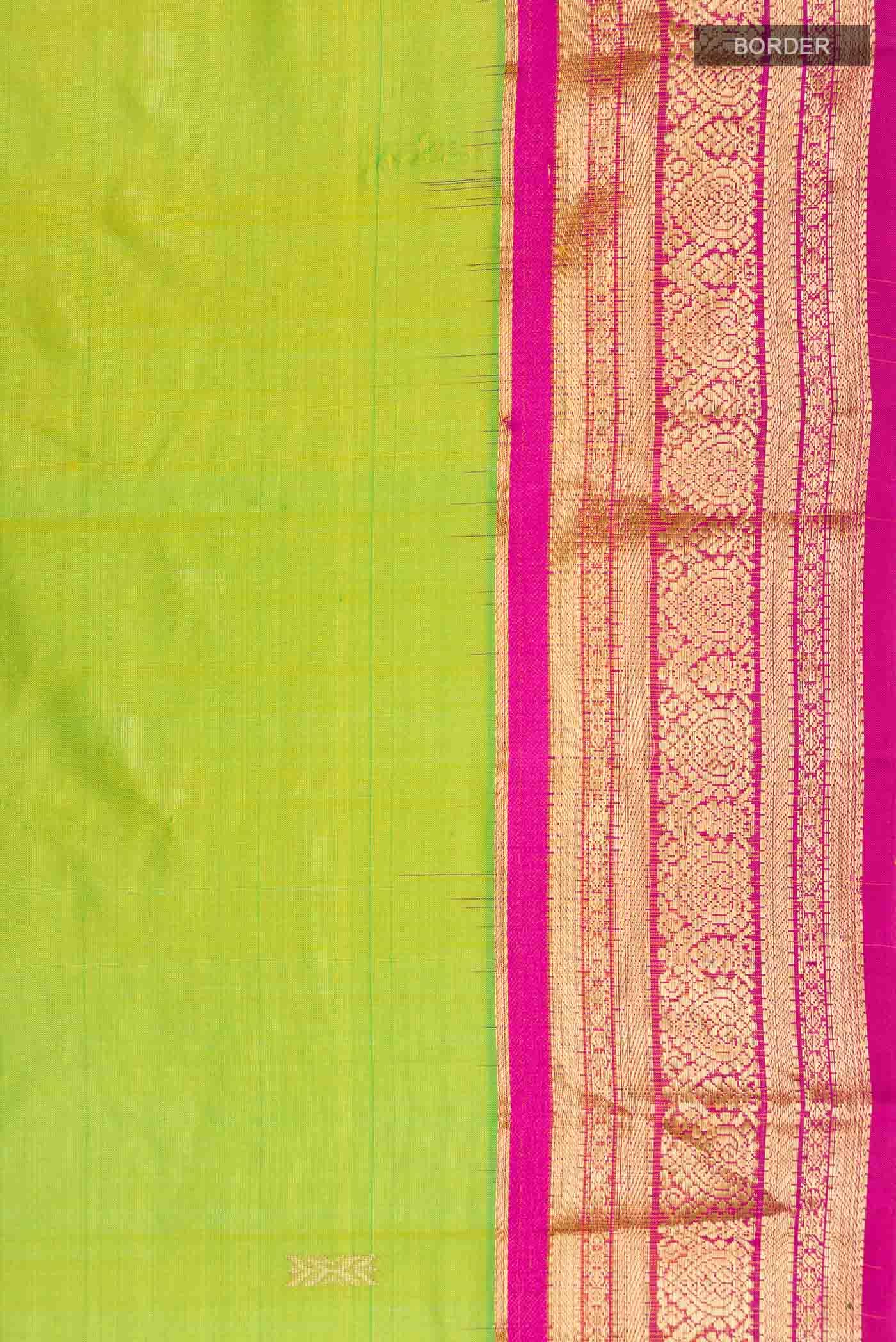Green Bangalore Silk Saree