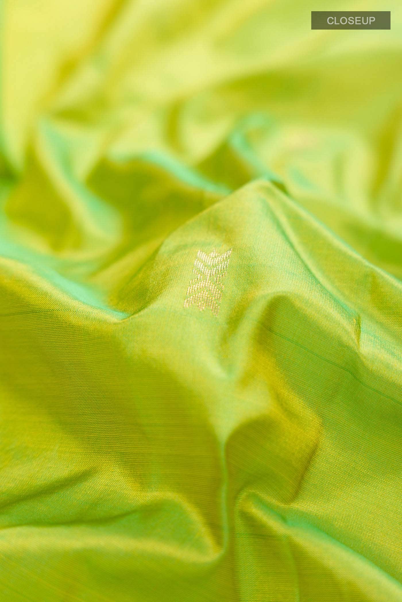Green Bangalore Silk Saree