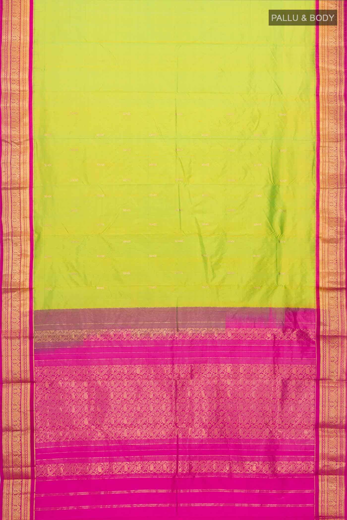 Green Bangalore Silk Saree
