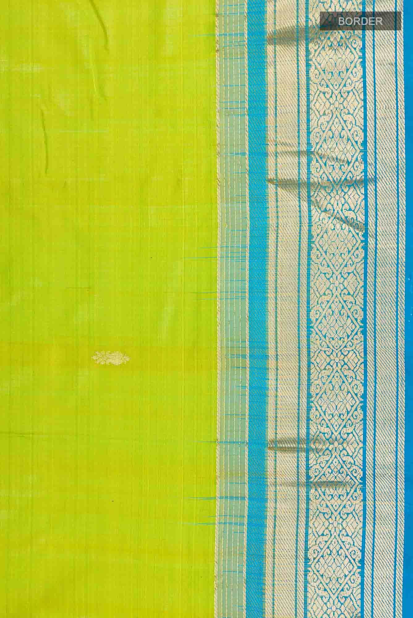 Green Bangalore Silk Saree