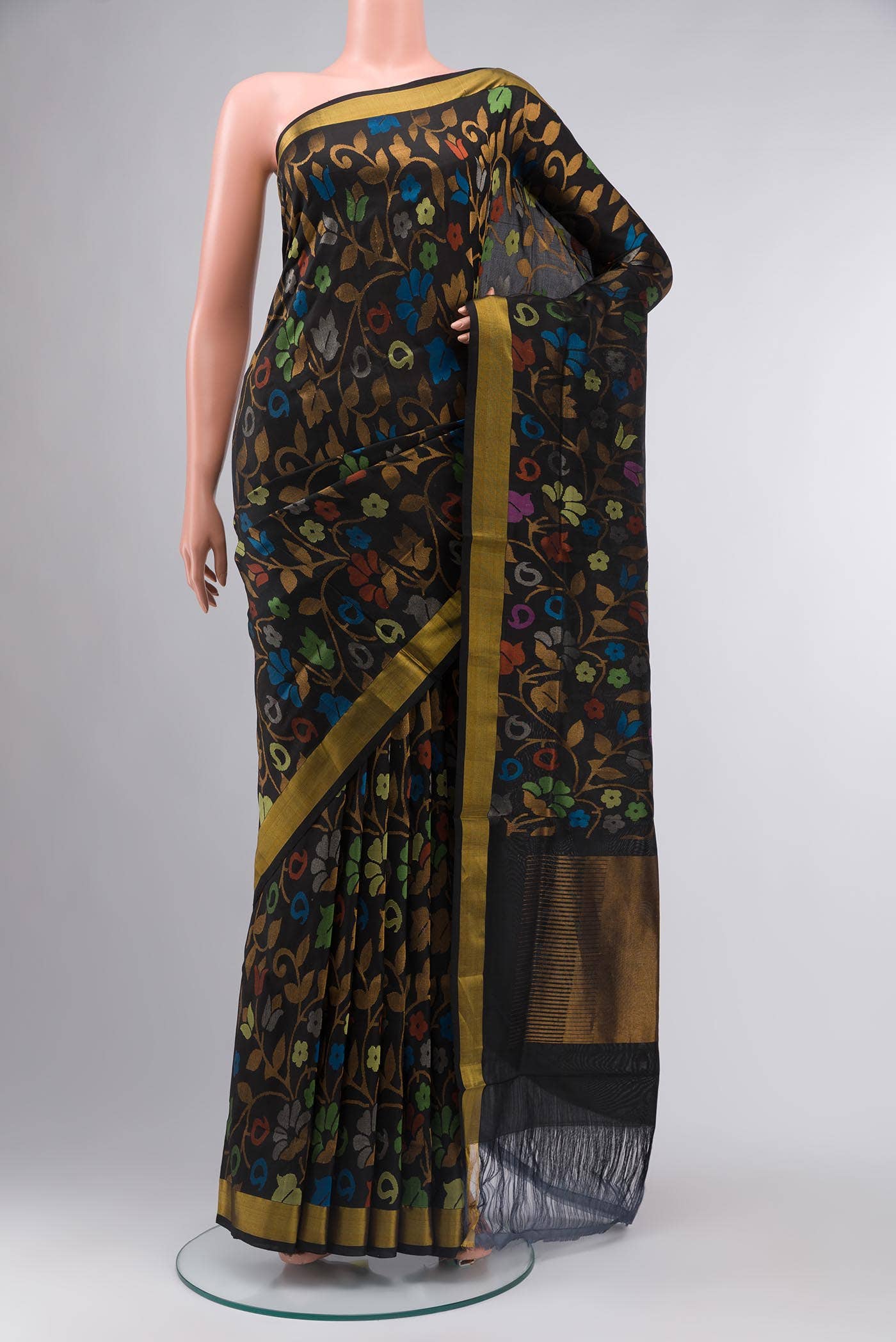 Black Uppada Silk Saree