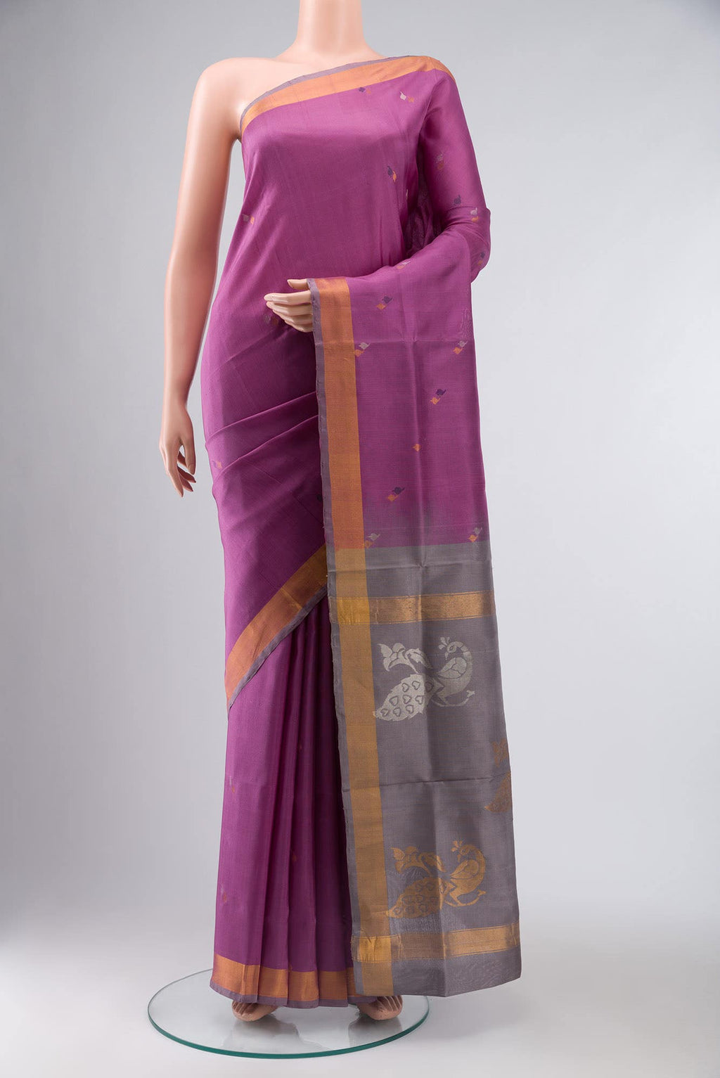 Purple Uppada Silk Saree