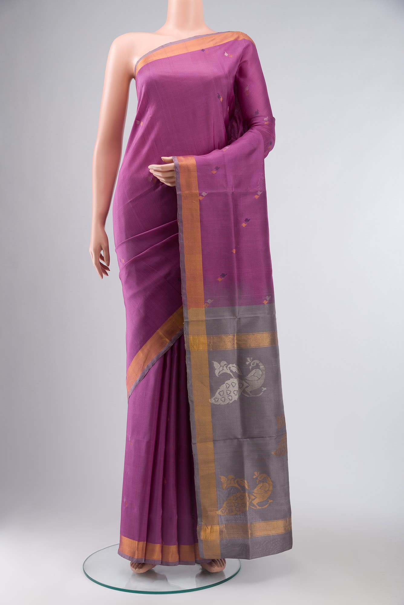 Purple Uppada Silk Saree